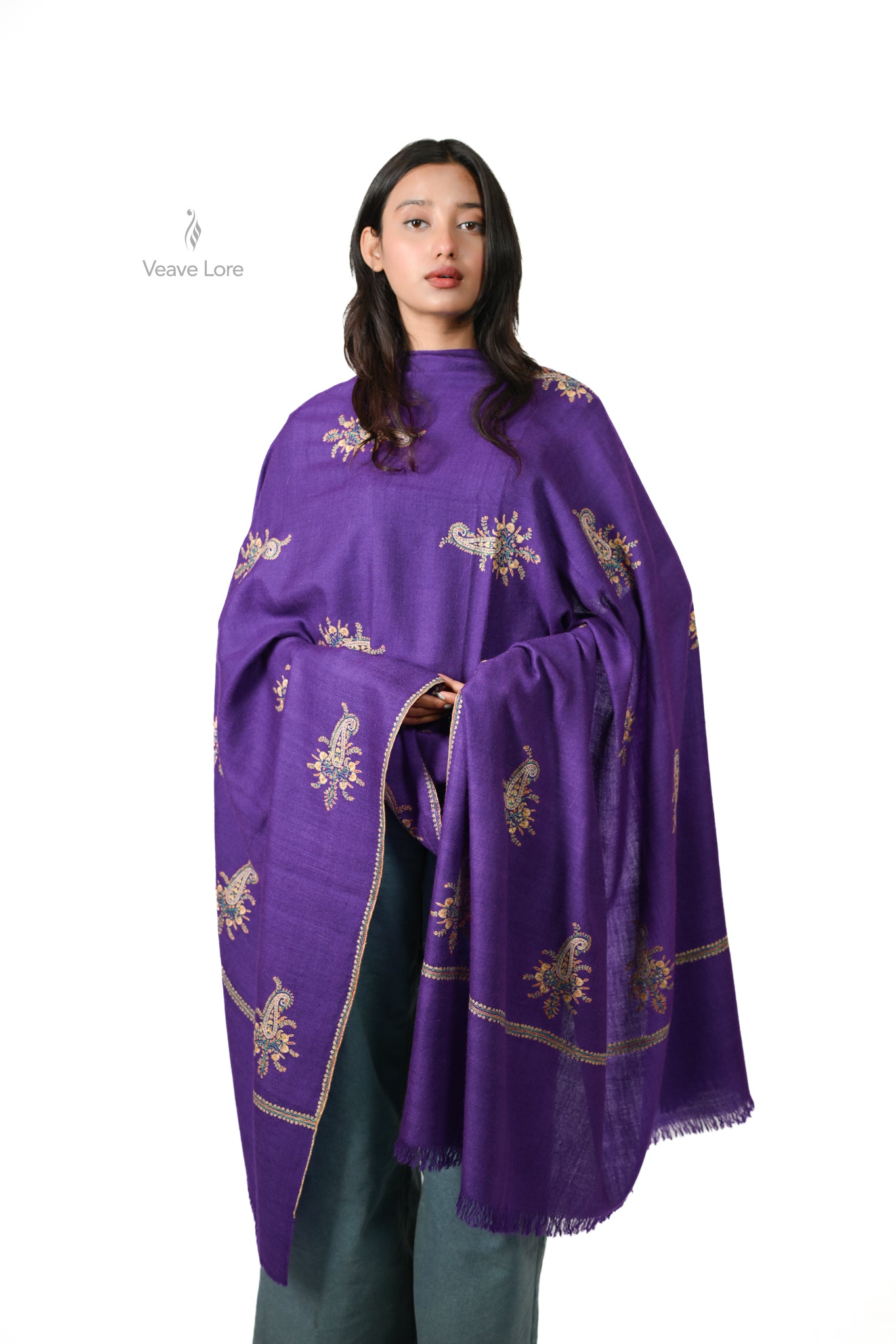 Shab-e-Banafsha Pashmina Shawl