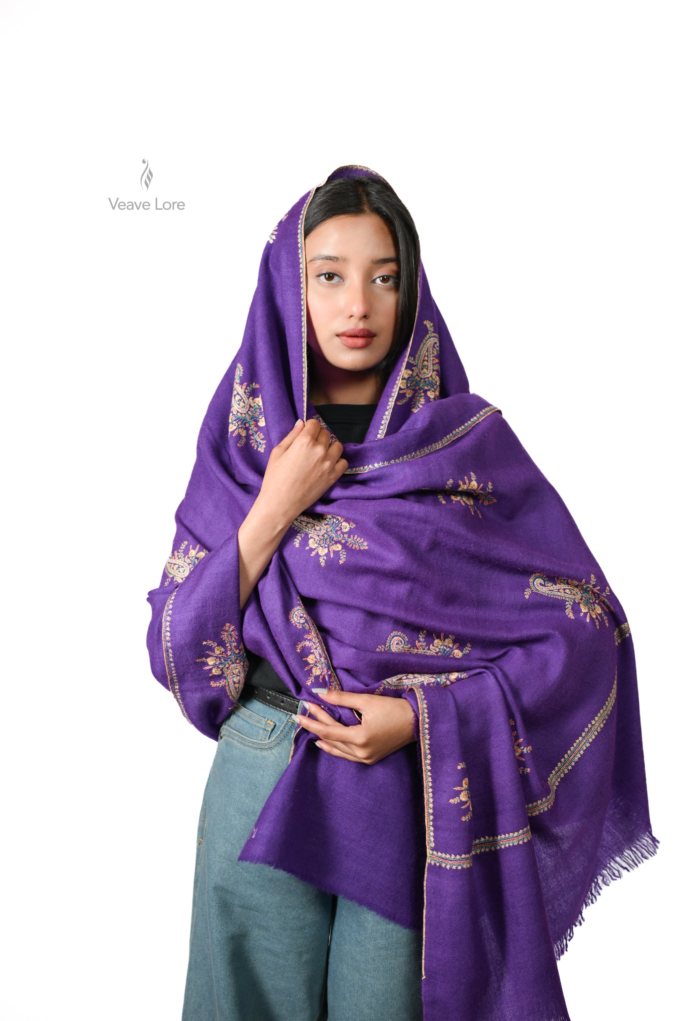 Shab-e-Banafsha Pashmina Shawl