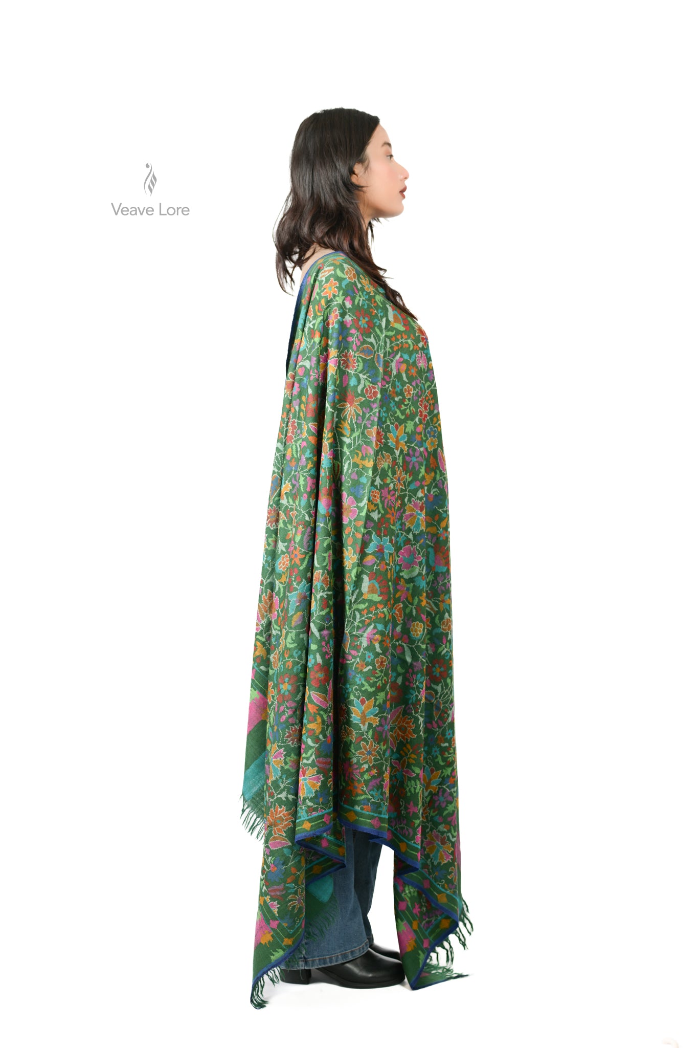 The Flowering Trellis Pashmina Shawl