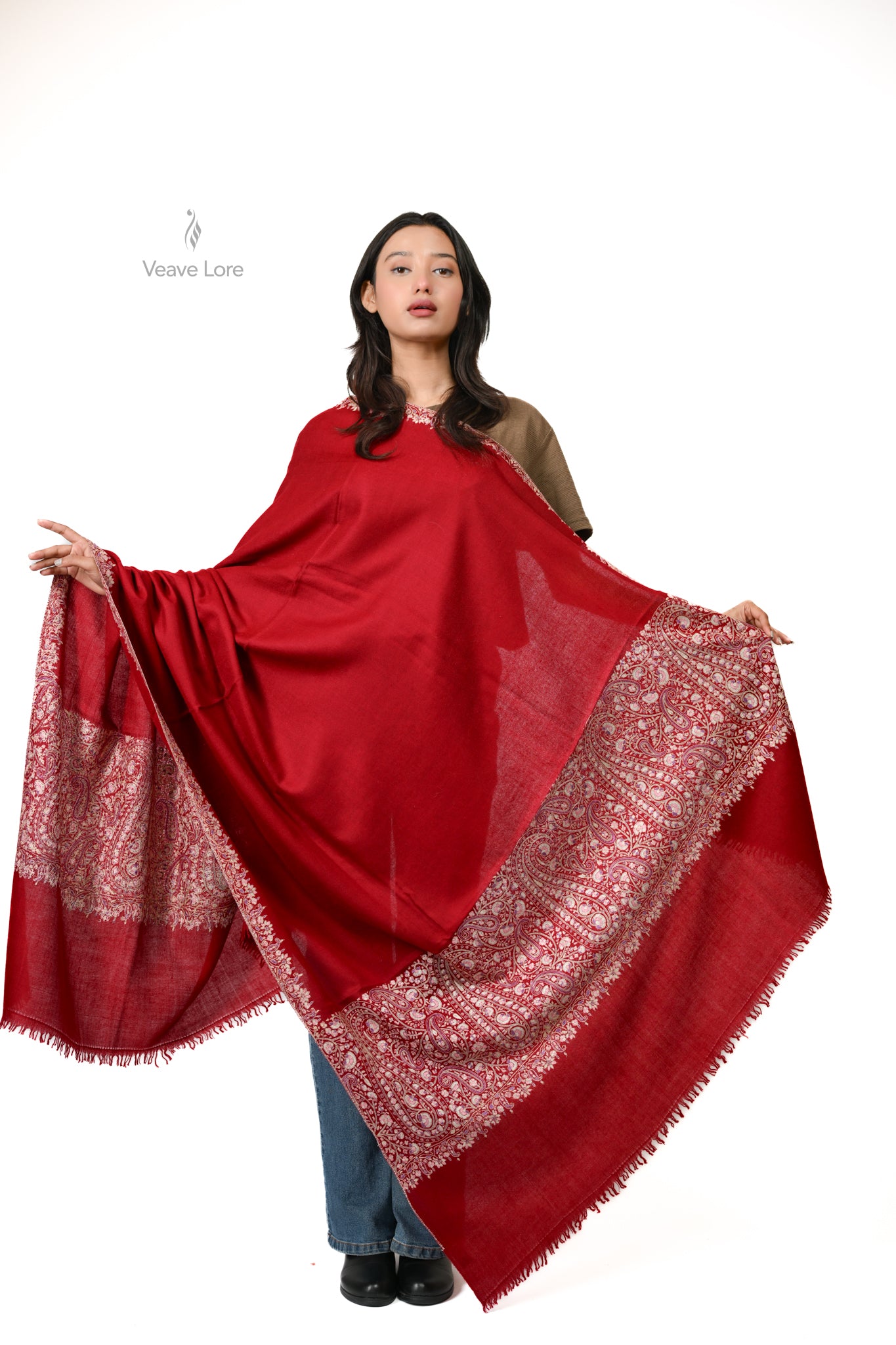 Lala-Zar Palledar Pashmina Shawl