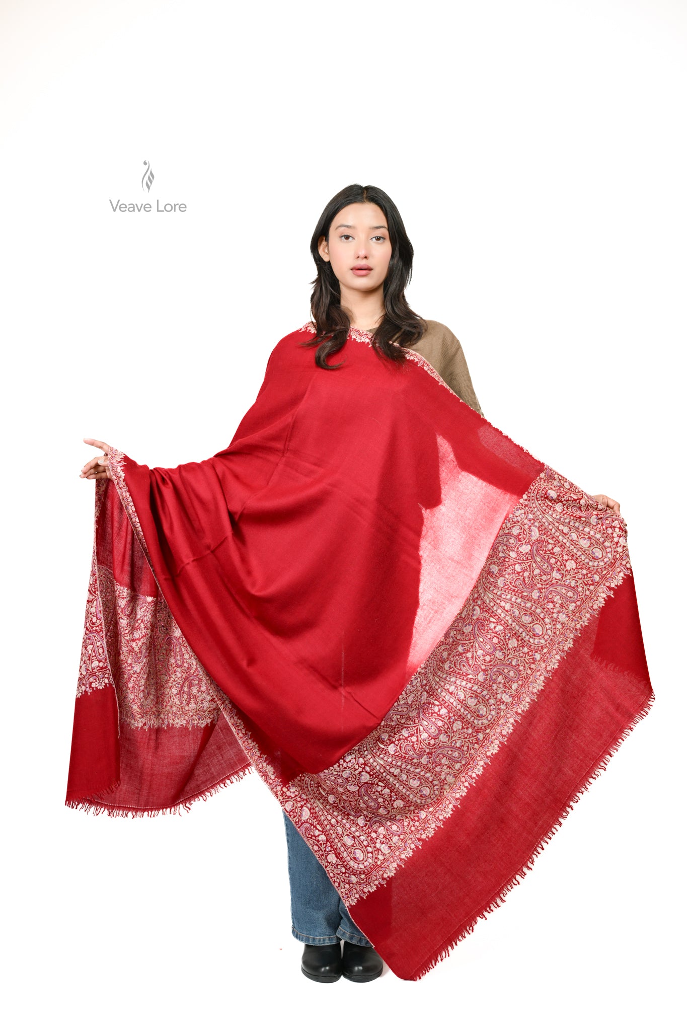 Lala-Zar Palledar Pashmina Shawl
