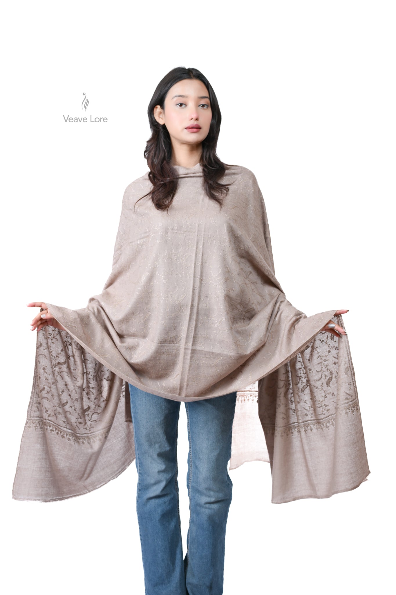 Naseem & Ivory Pashmina Shawl
