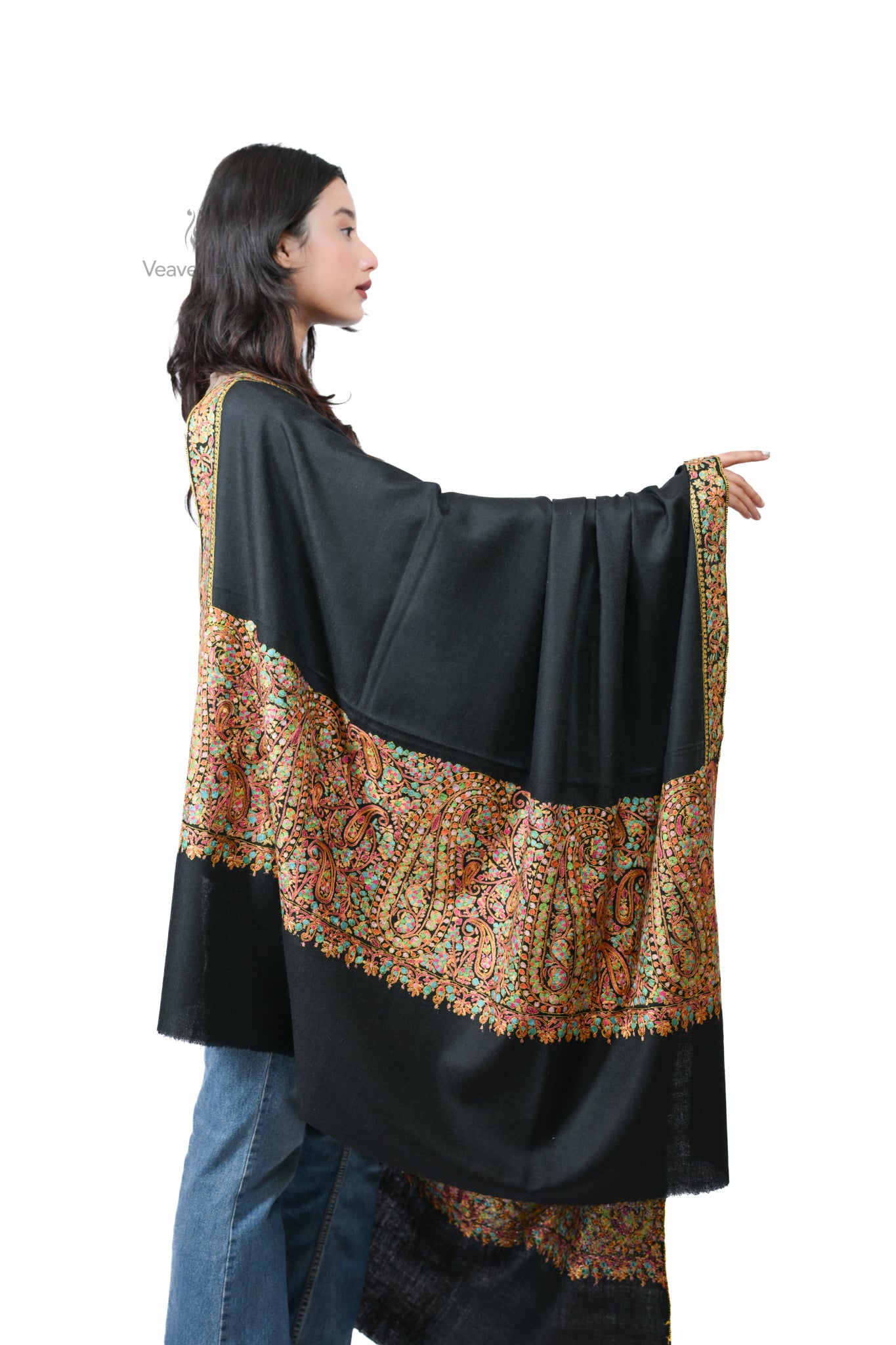 Shab-e-Chaman Palledar Pashmina Shawl