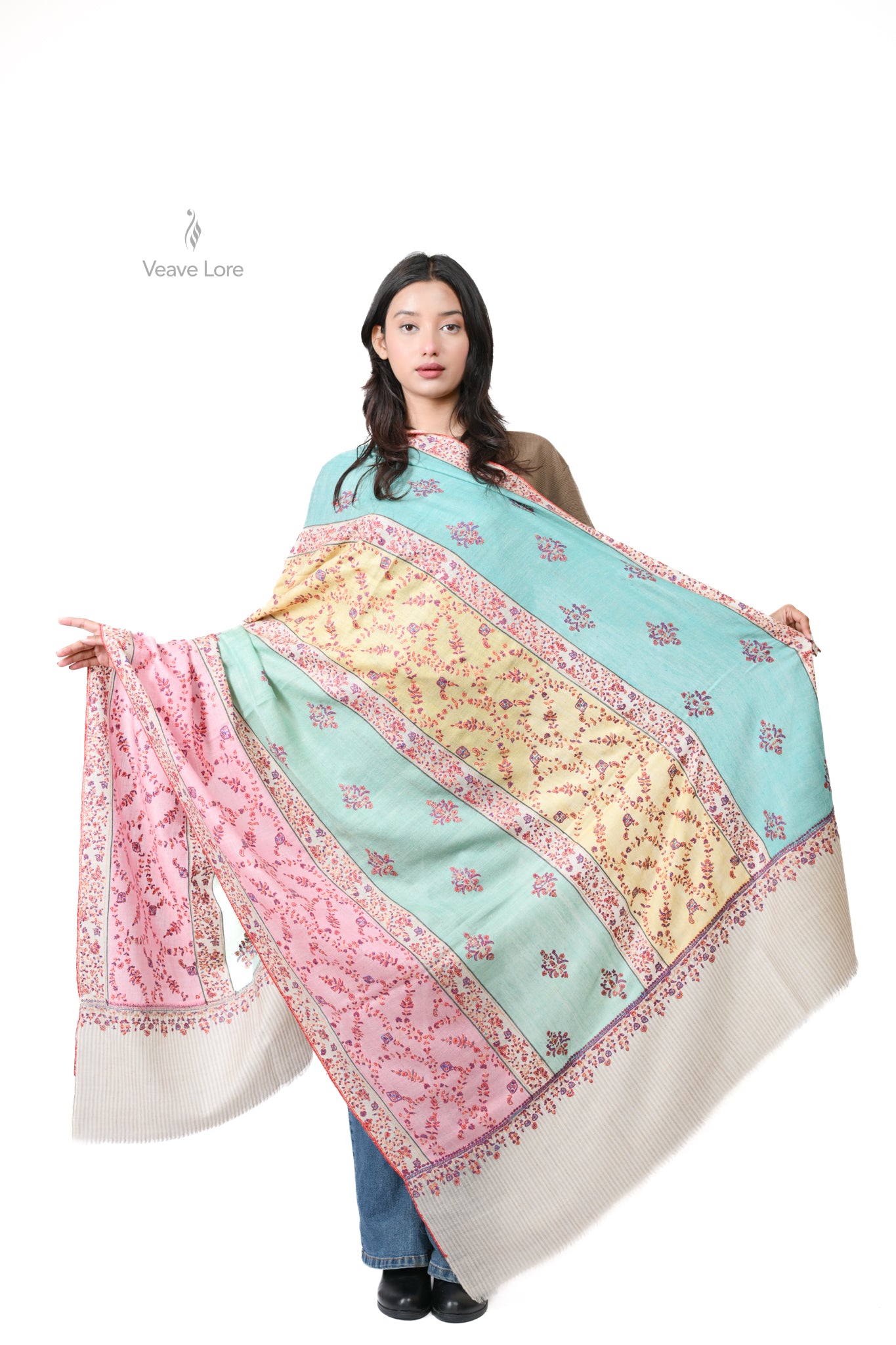 The Char-Bagh Pashmina Shawl