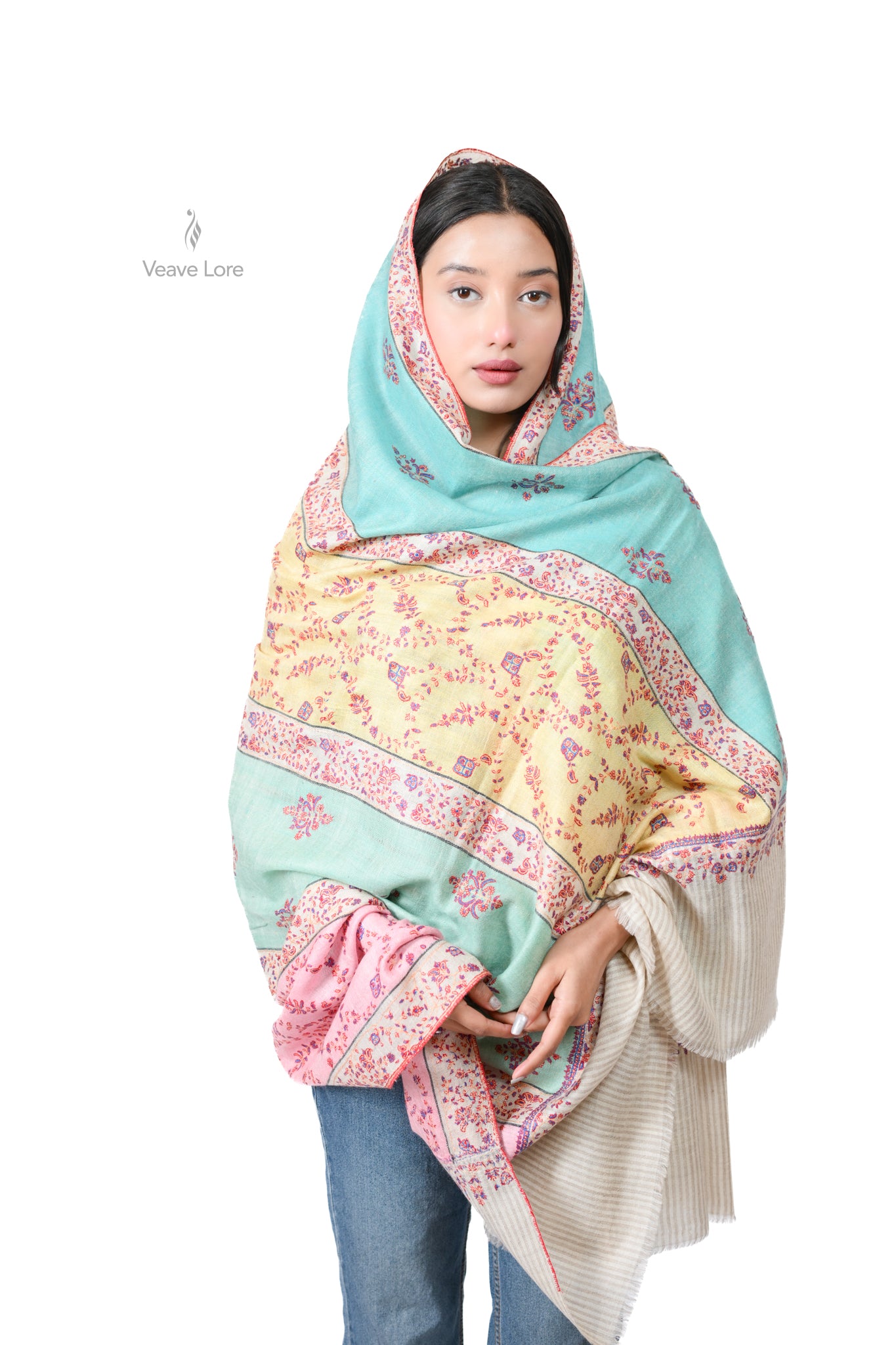 The Char-Bagh Pashmina Shawl