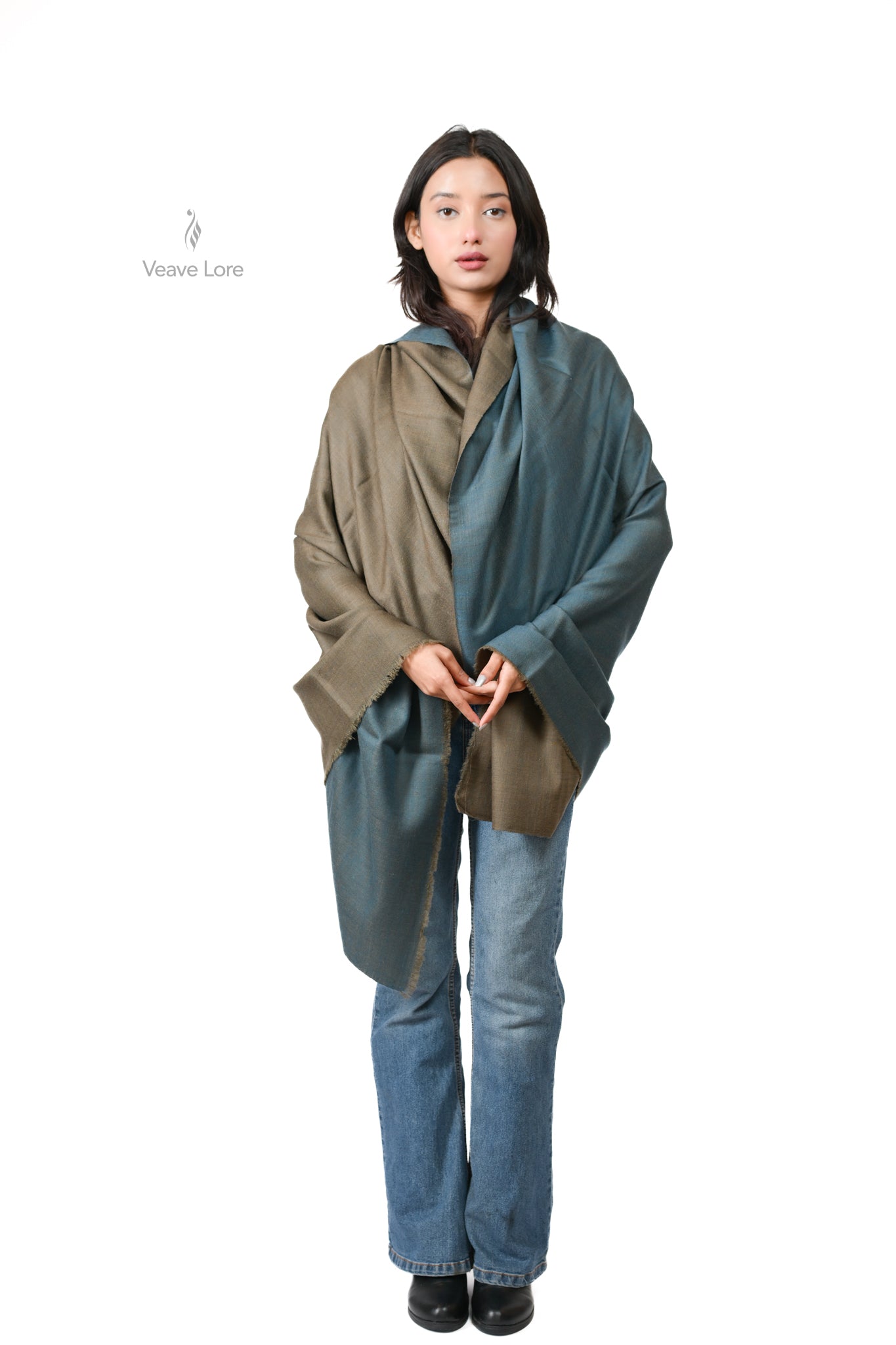 Zeytoon-o-Darya Kashmiri Pashmina Shawl