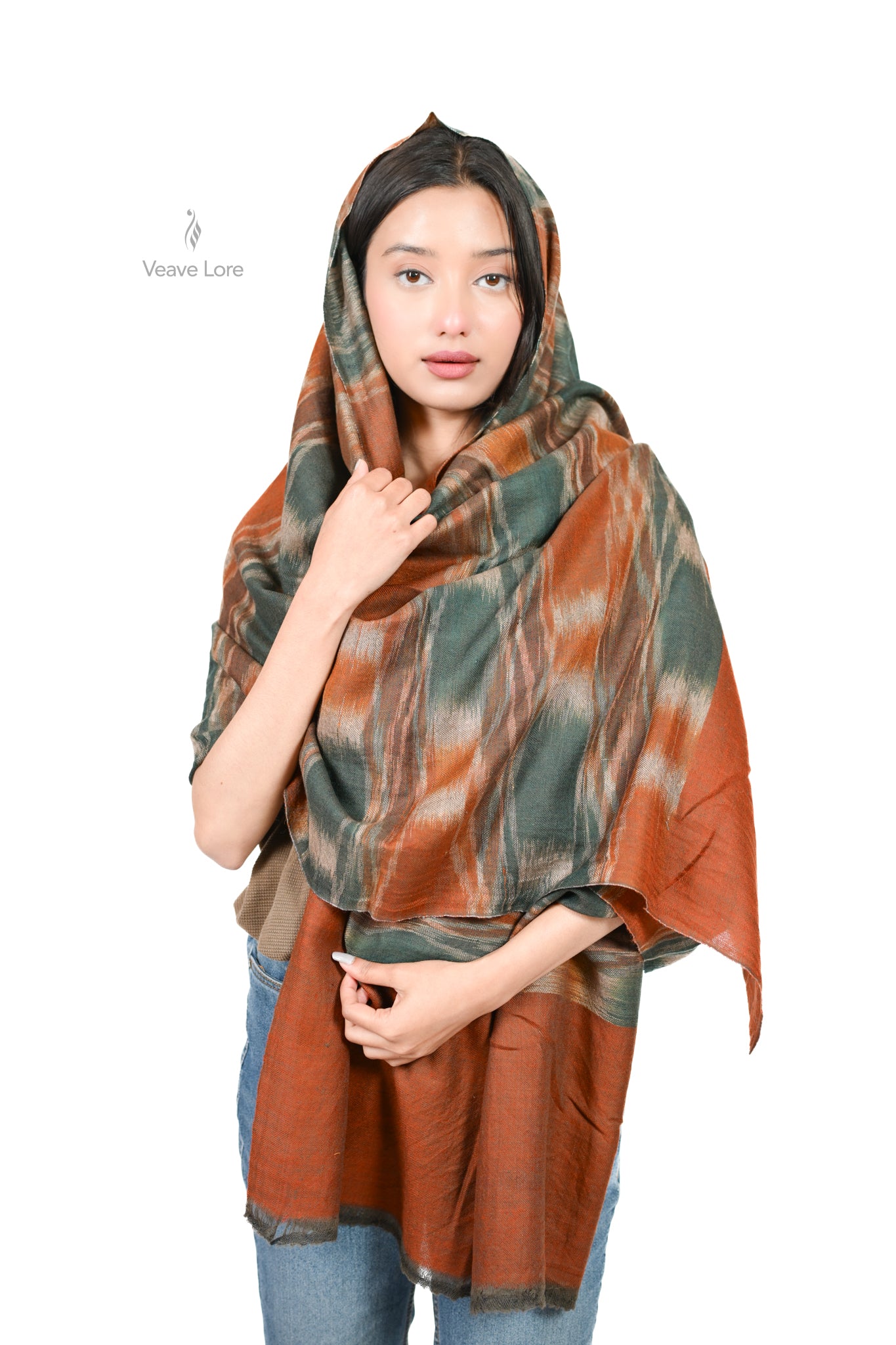 Zumurrud-o-Naar Pashmina Stole