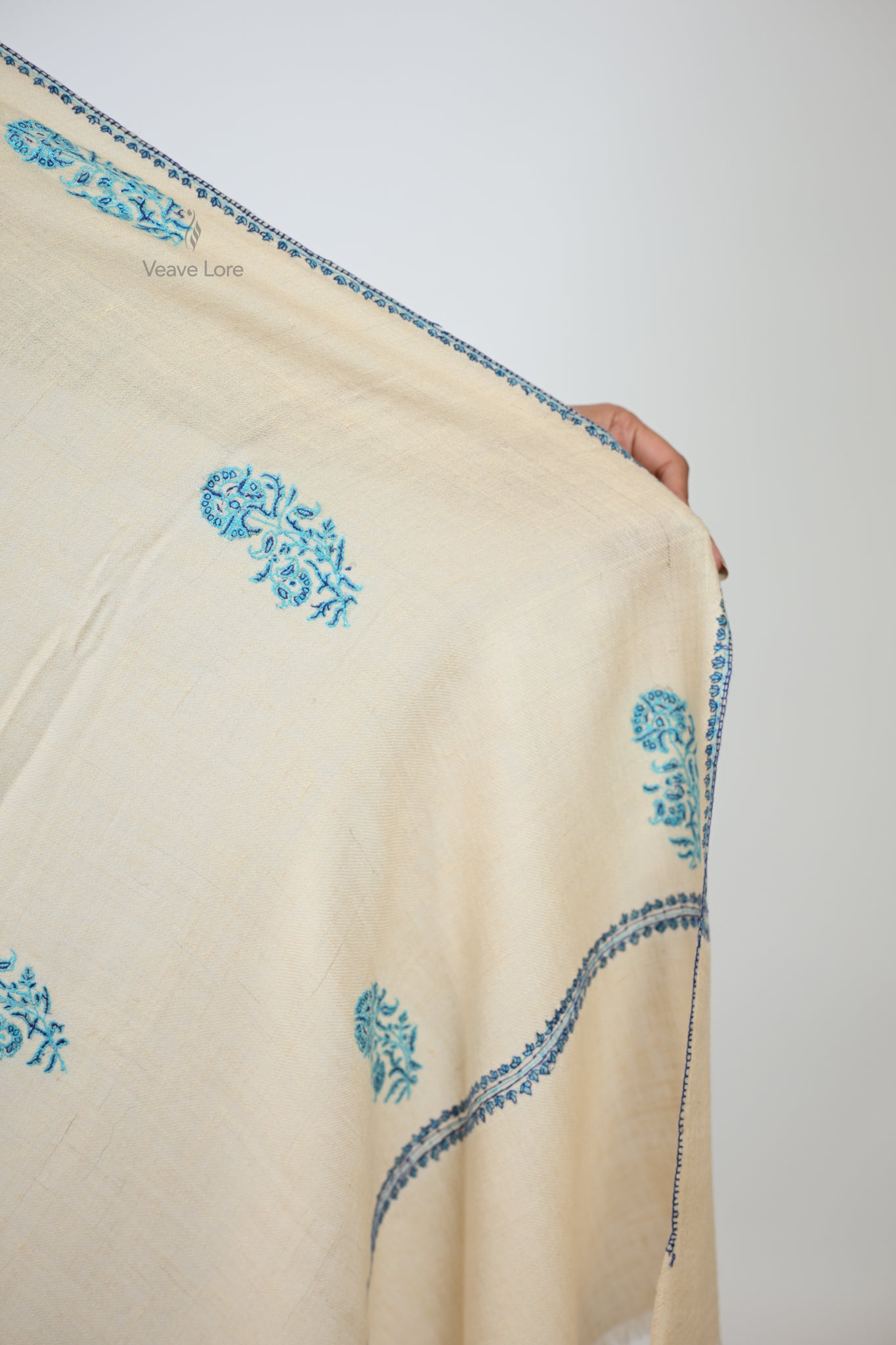 Gul-e-Feroza Pashmina Stole