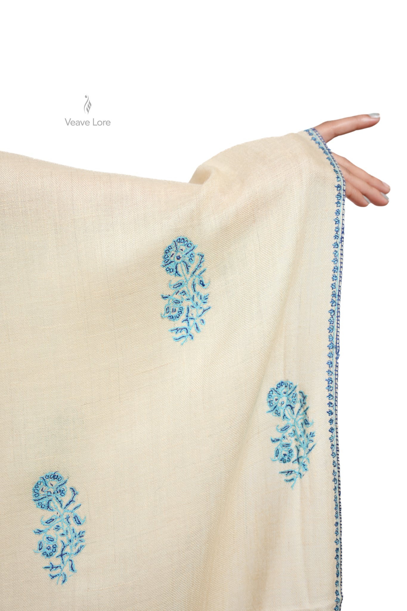Gul-e-Feroza Pashmina Stole