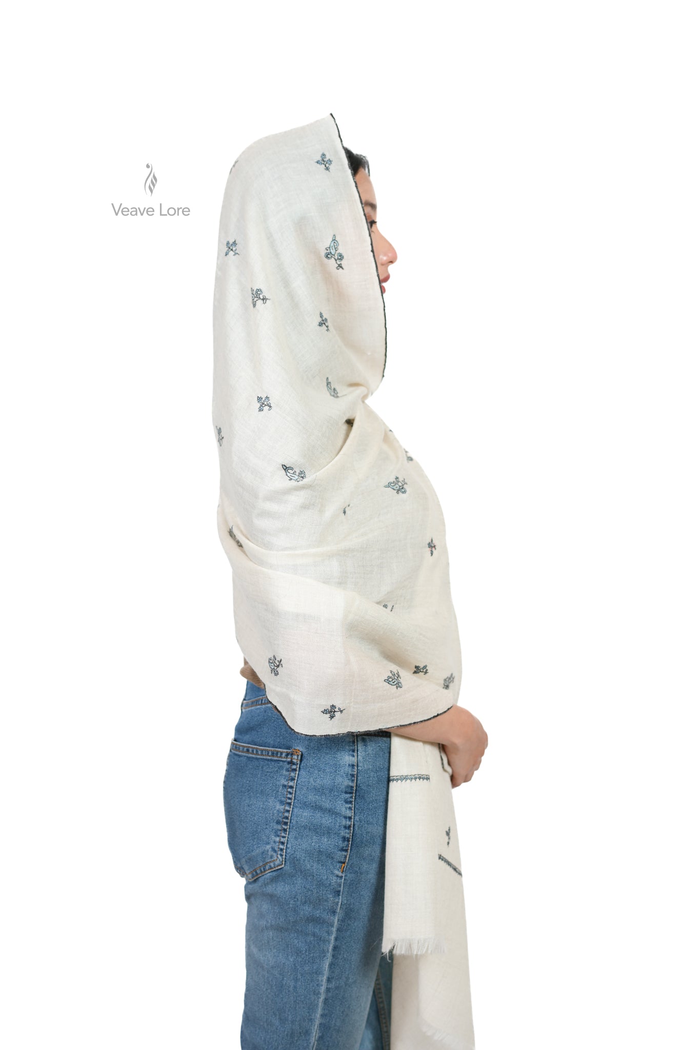 Naqsh-e-Qalam Pashmina Stole
