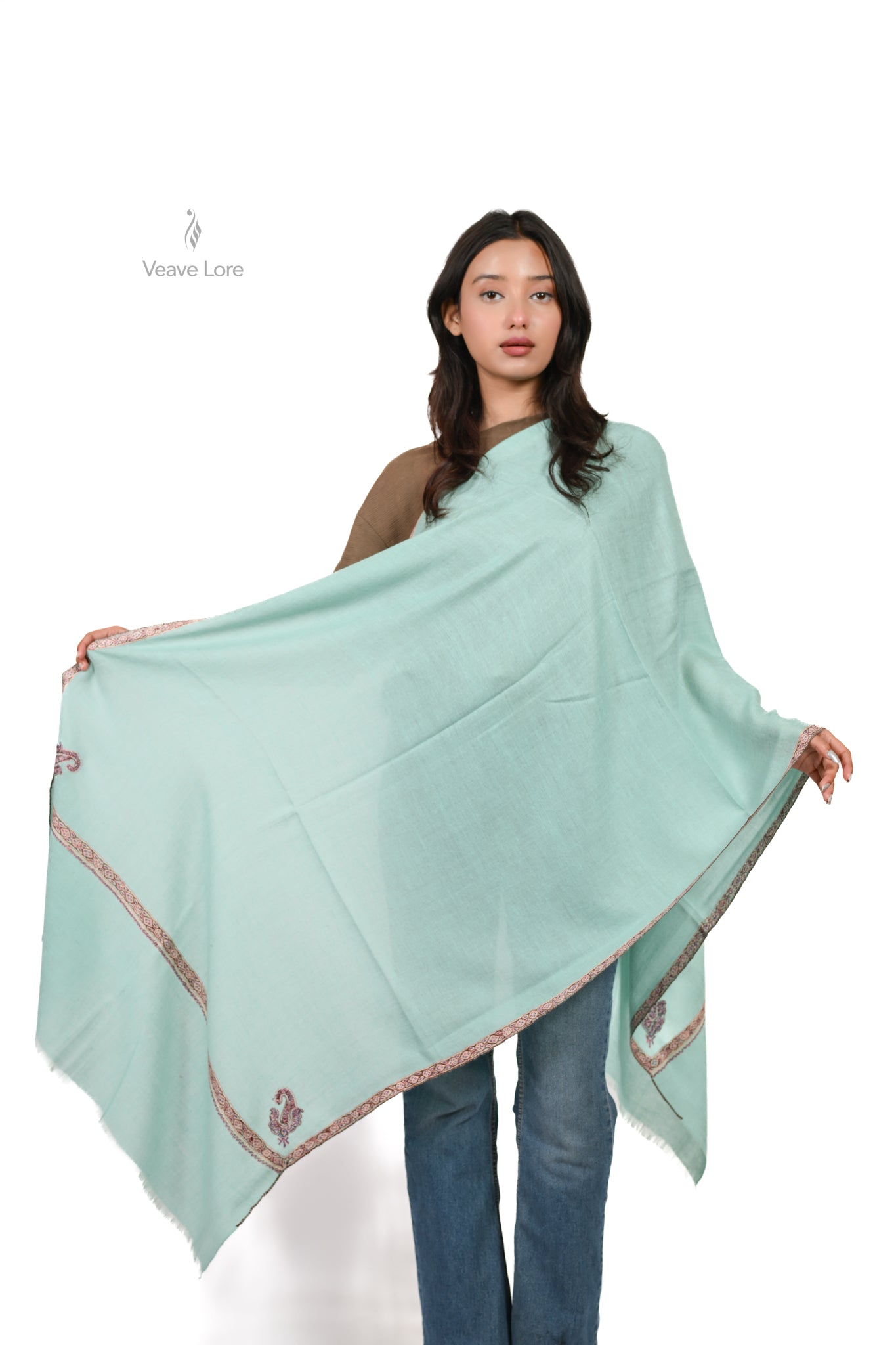 Aab-e-Firoza Pashmina Stole