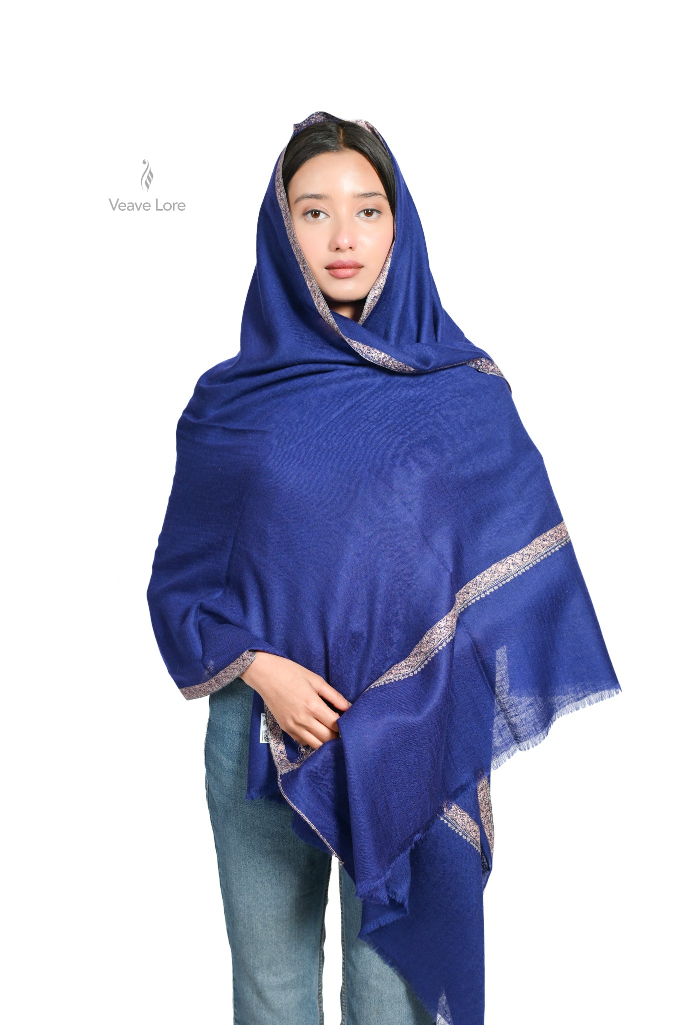 Aab-e-Neel Pashmina Stole