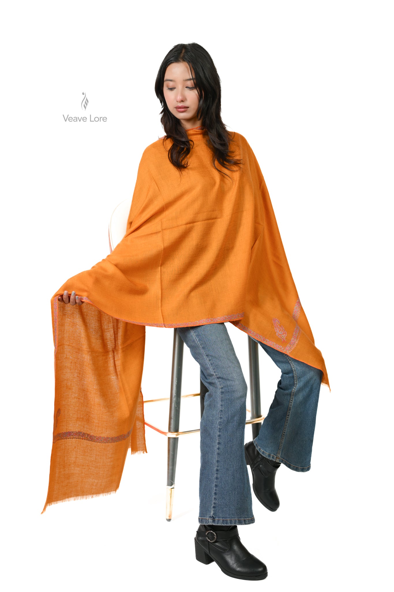 Zaafran-e-Sham Pashmina Stole