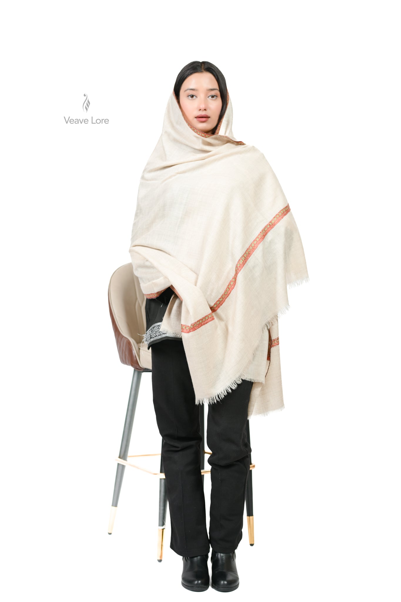 Gulnar-e-Chaman Pashmina Shawl