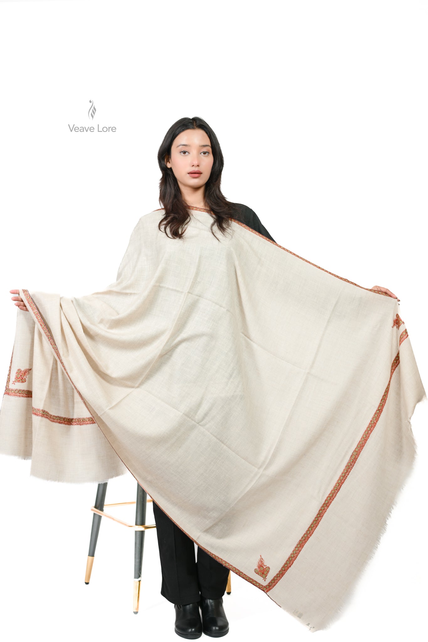 Gulnar-e-Chaman Pashmina Shawl