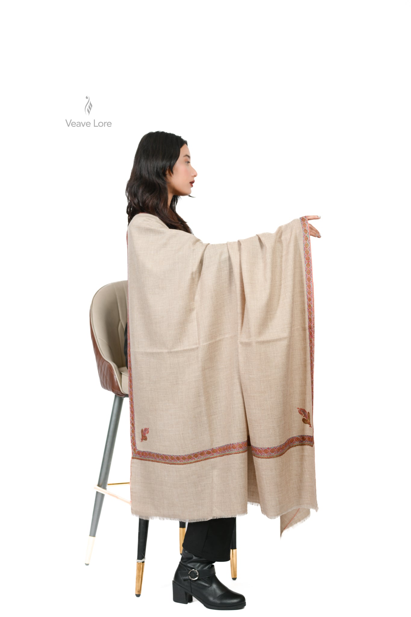 Bazm-e-Naginah Pashmina Shawl