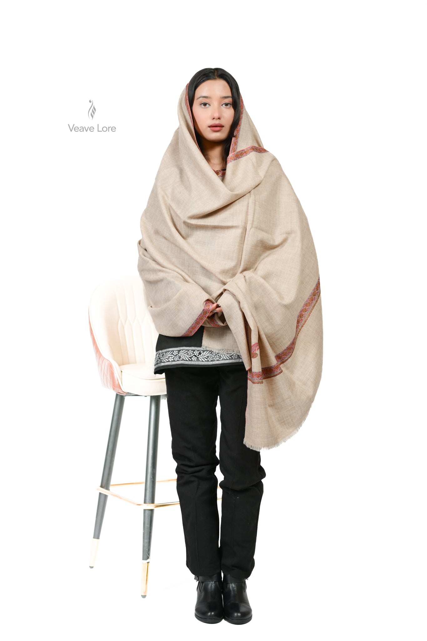 Bazm-e-Naginah Pashmina Shawl