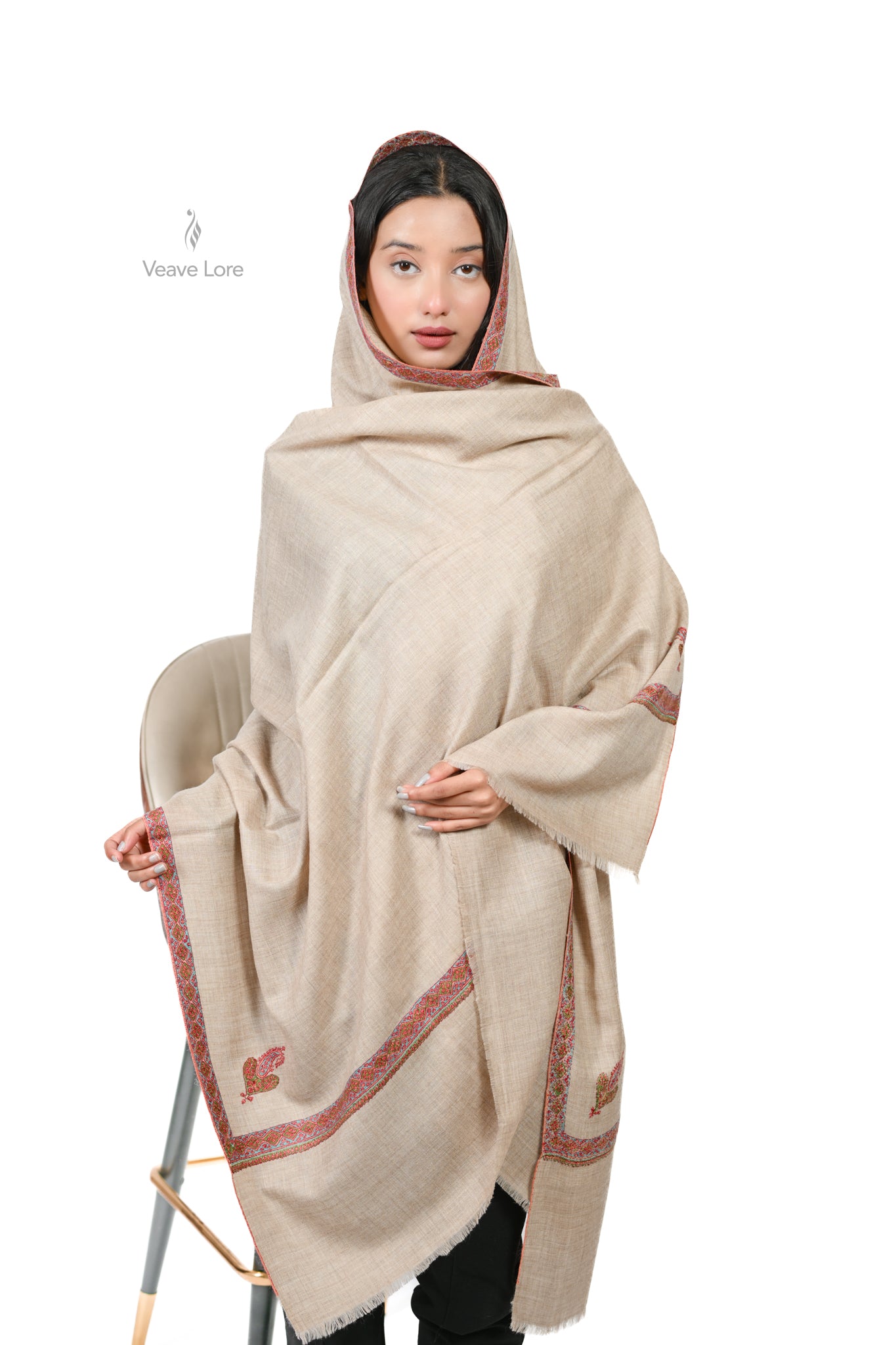 Bazm-e-Naginah Pashmina Shawl