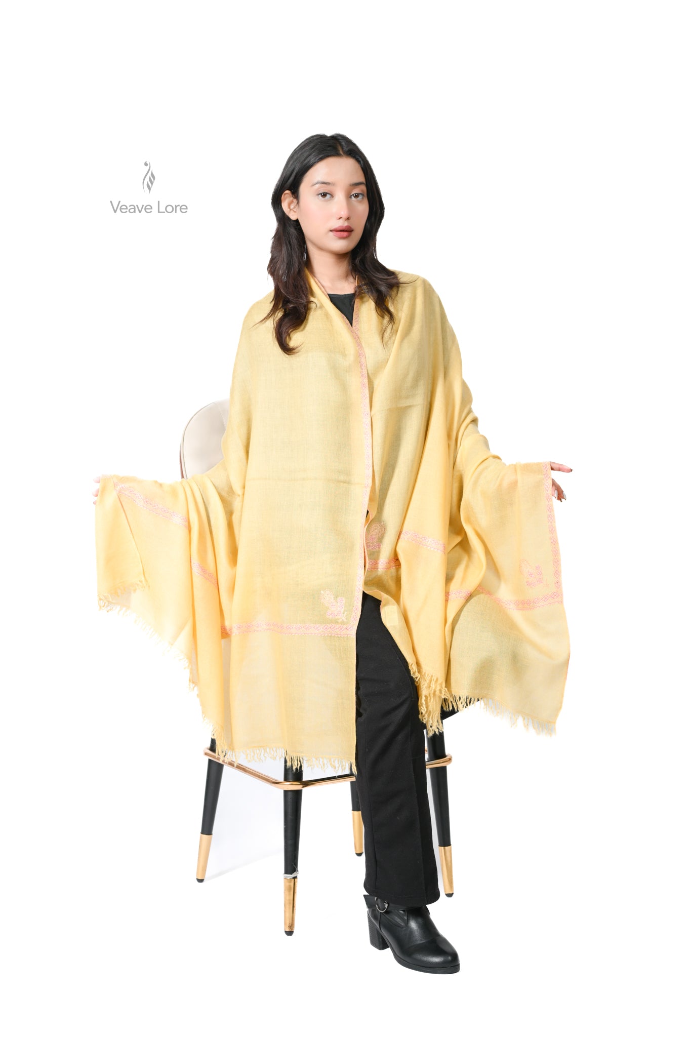 Shahd-e-Champa Pashmina Shawl