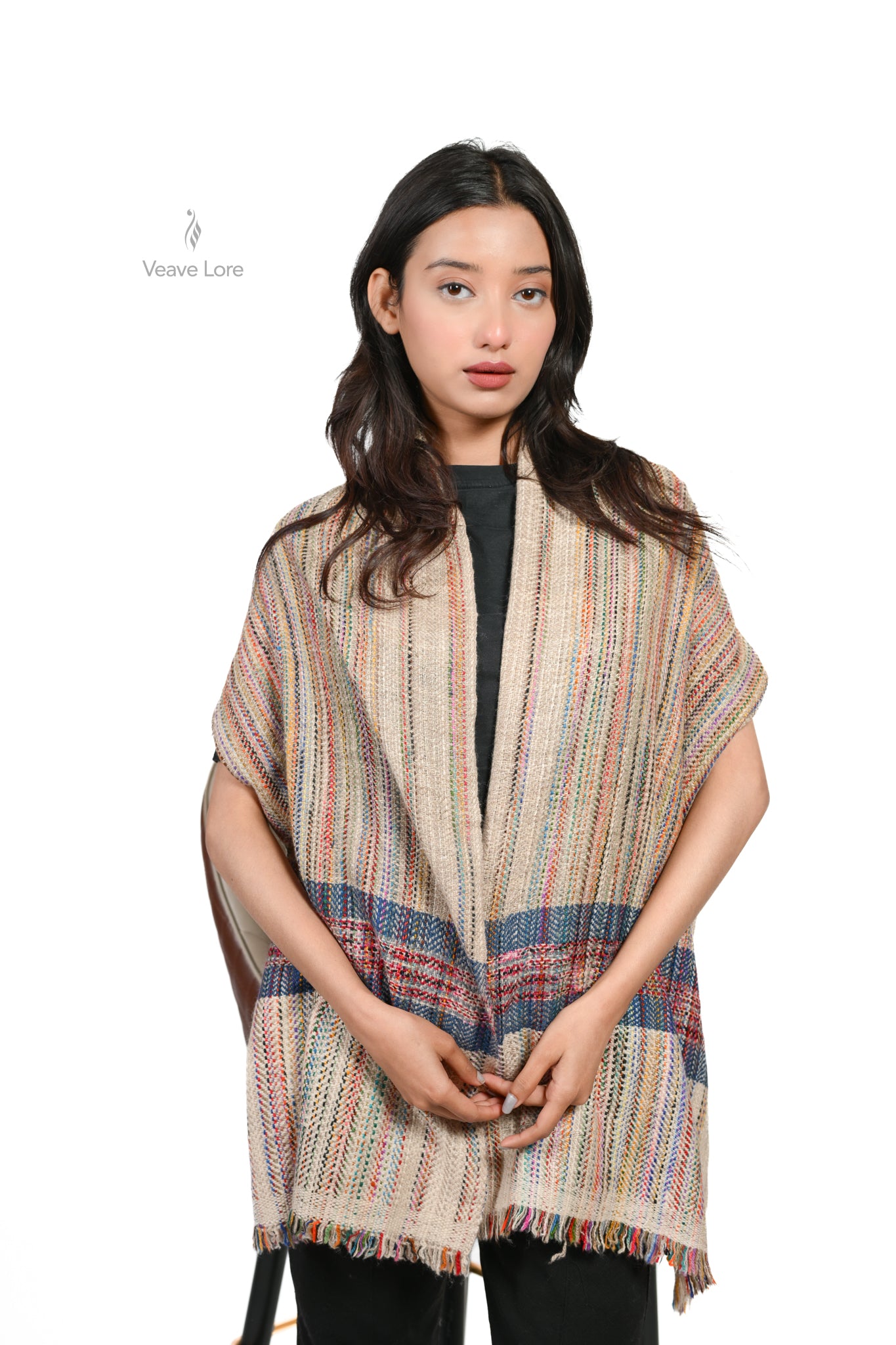 Nazm-e-Rang Heavyweight Pashmina Muffler