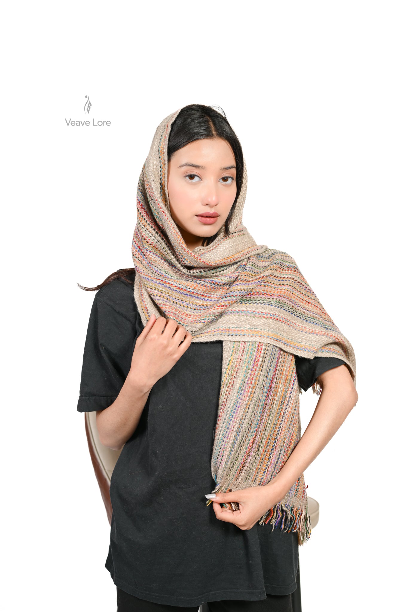 Gulshan-e-Narm Heavyweight Pashmina Muffler