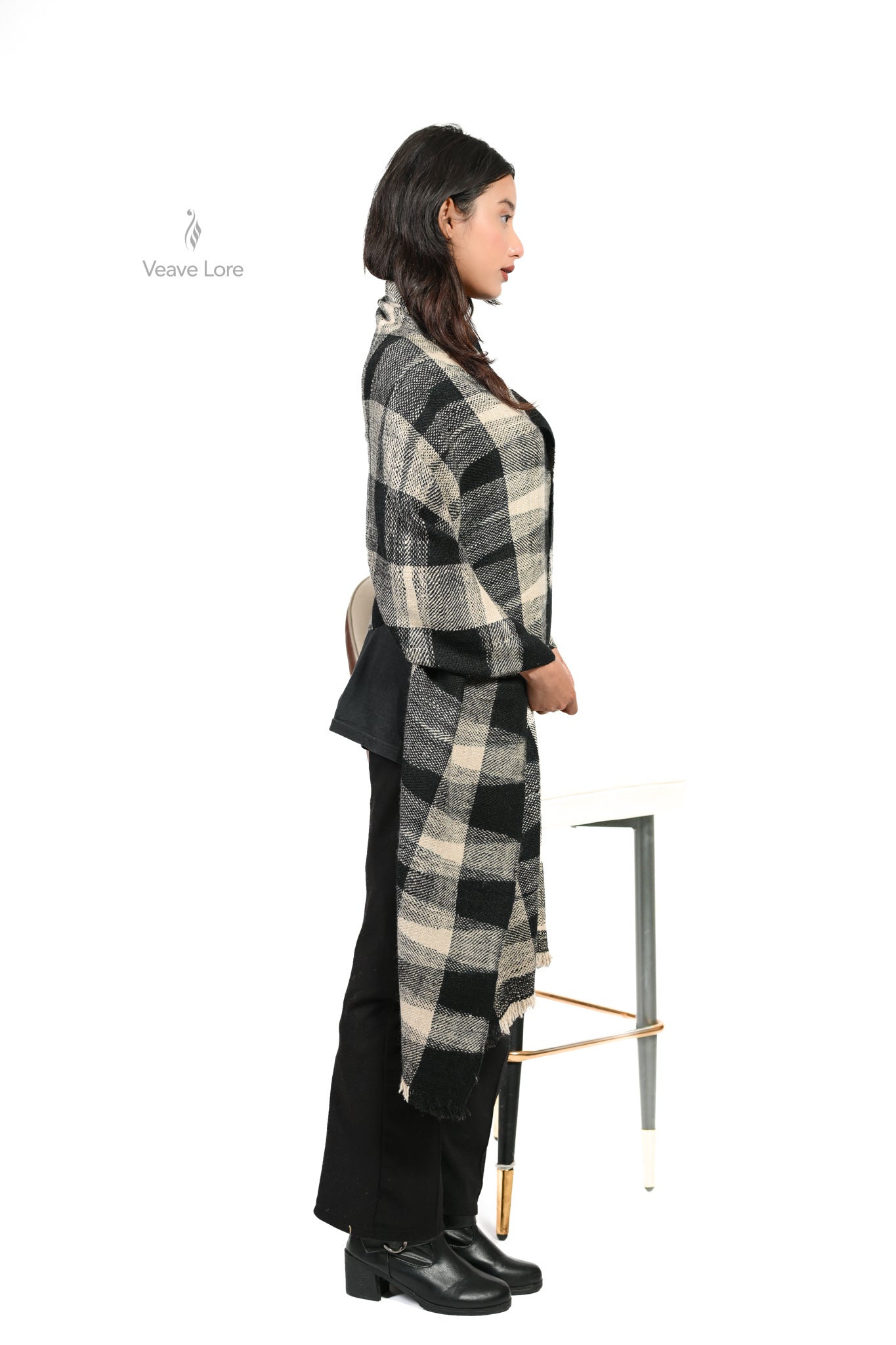 Shabak-e-Siyah Pashmina Heavyweight Stole
