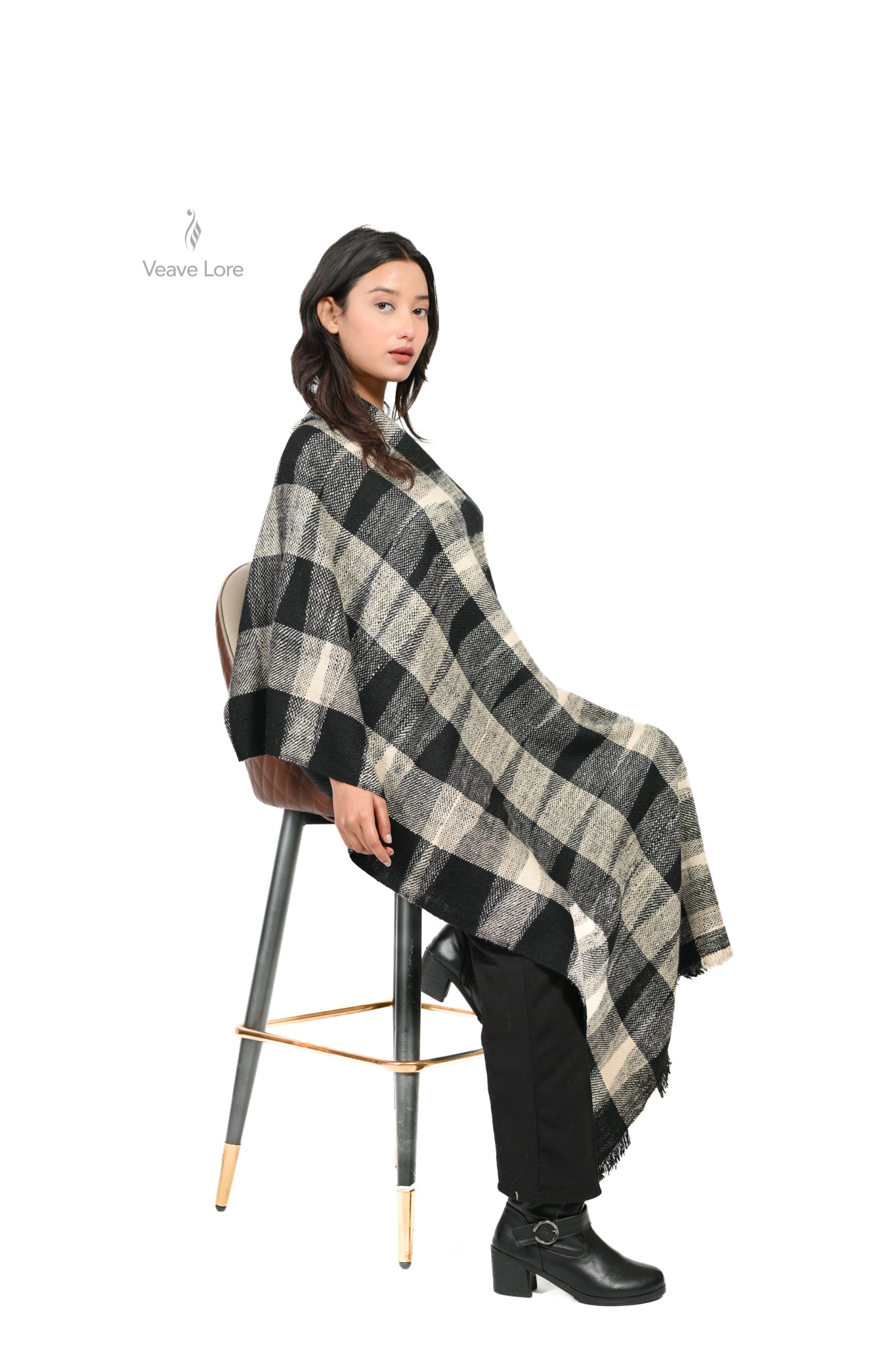 Shabak-e-Siyah Pashmina Heavyweight Stole
