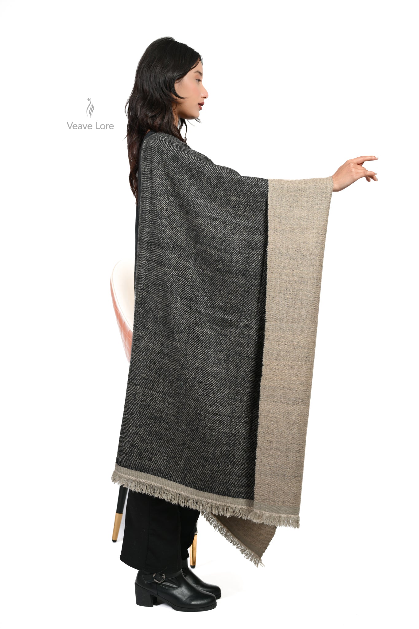 Do-Pahlu Pashmina Heavyweight Stole