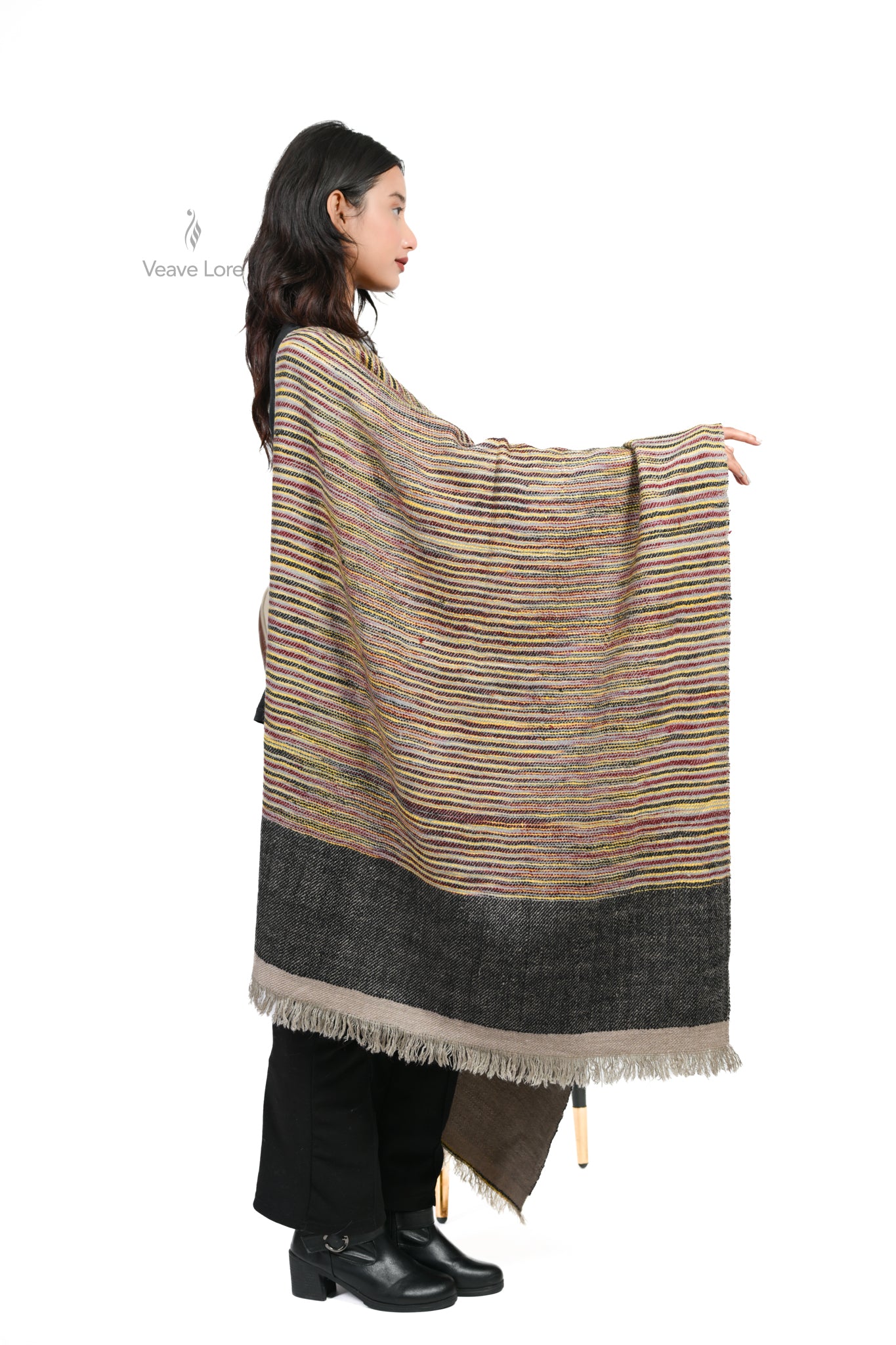 Rang-e-Zamin Pashmina Heavyweight Stole