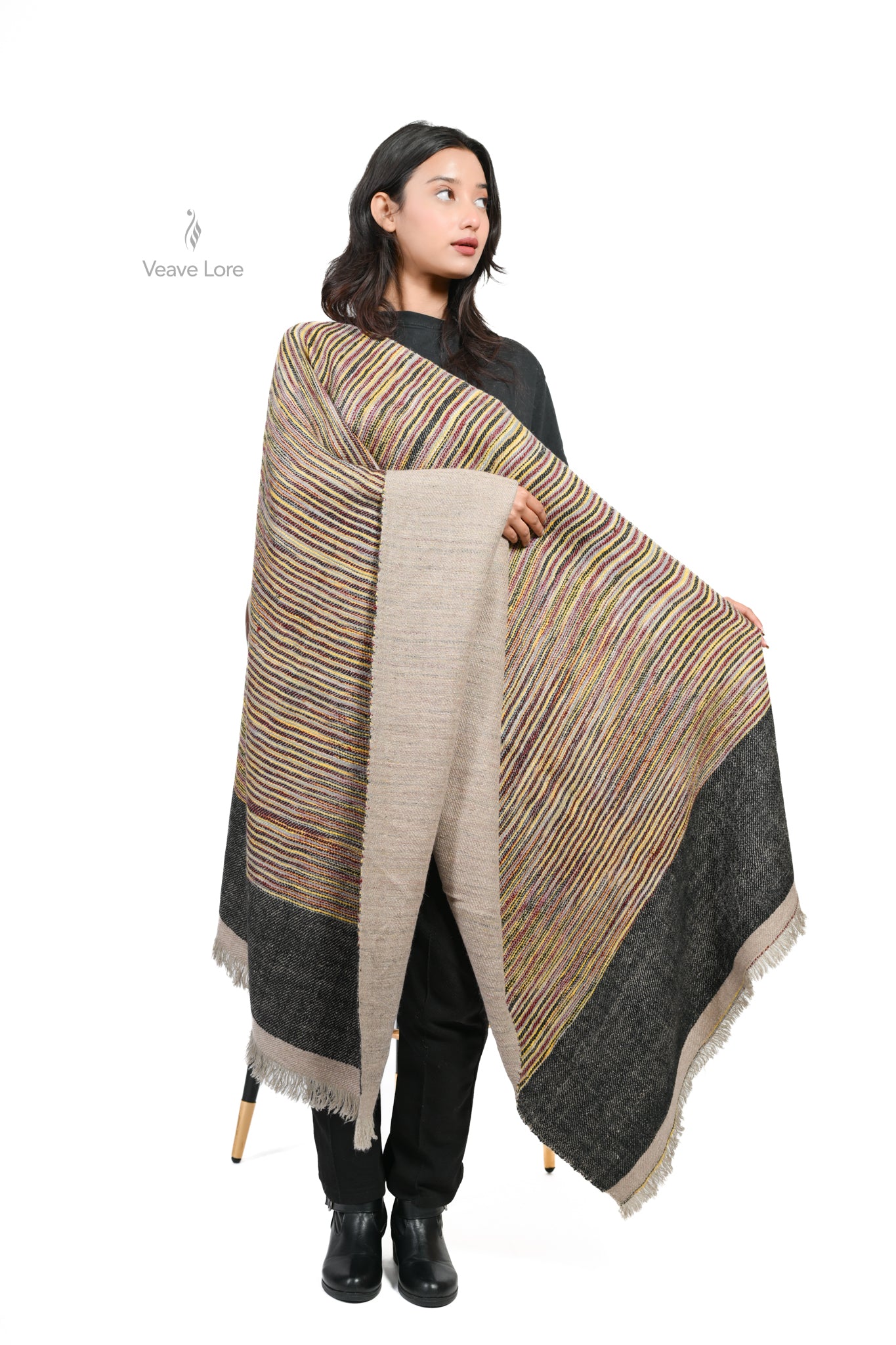 Rang-e-Zamin Pashmina Heavyweight Stole