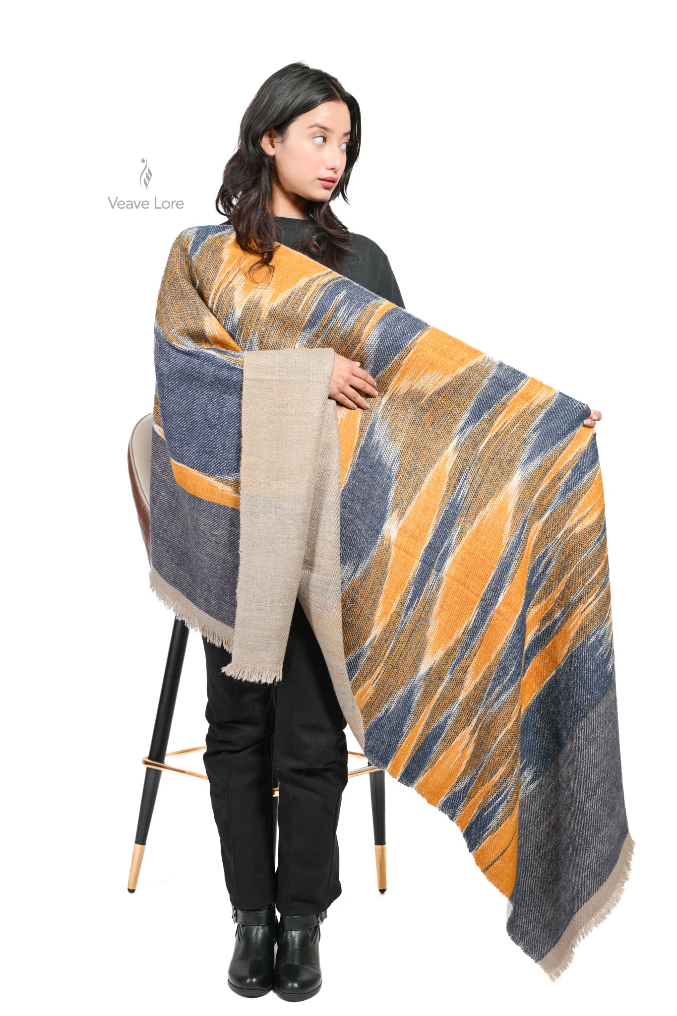 Zamin-o-Aasman Heavyweight Pashmina Stole