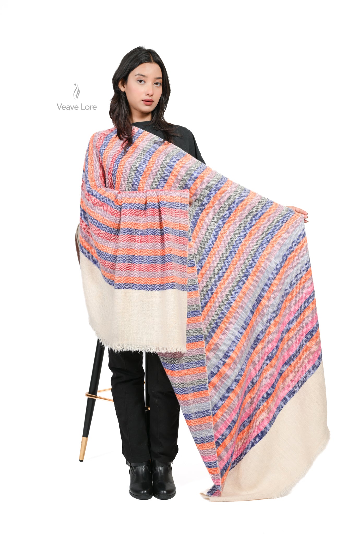 Rang-e-Bahar Pashmina Heavyweight Shawl