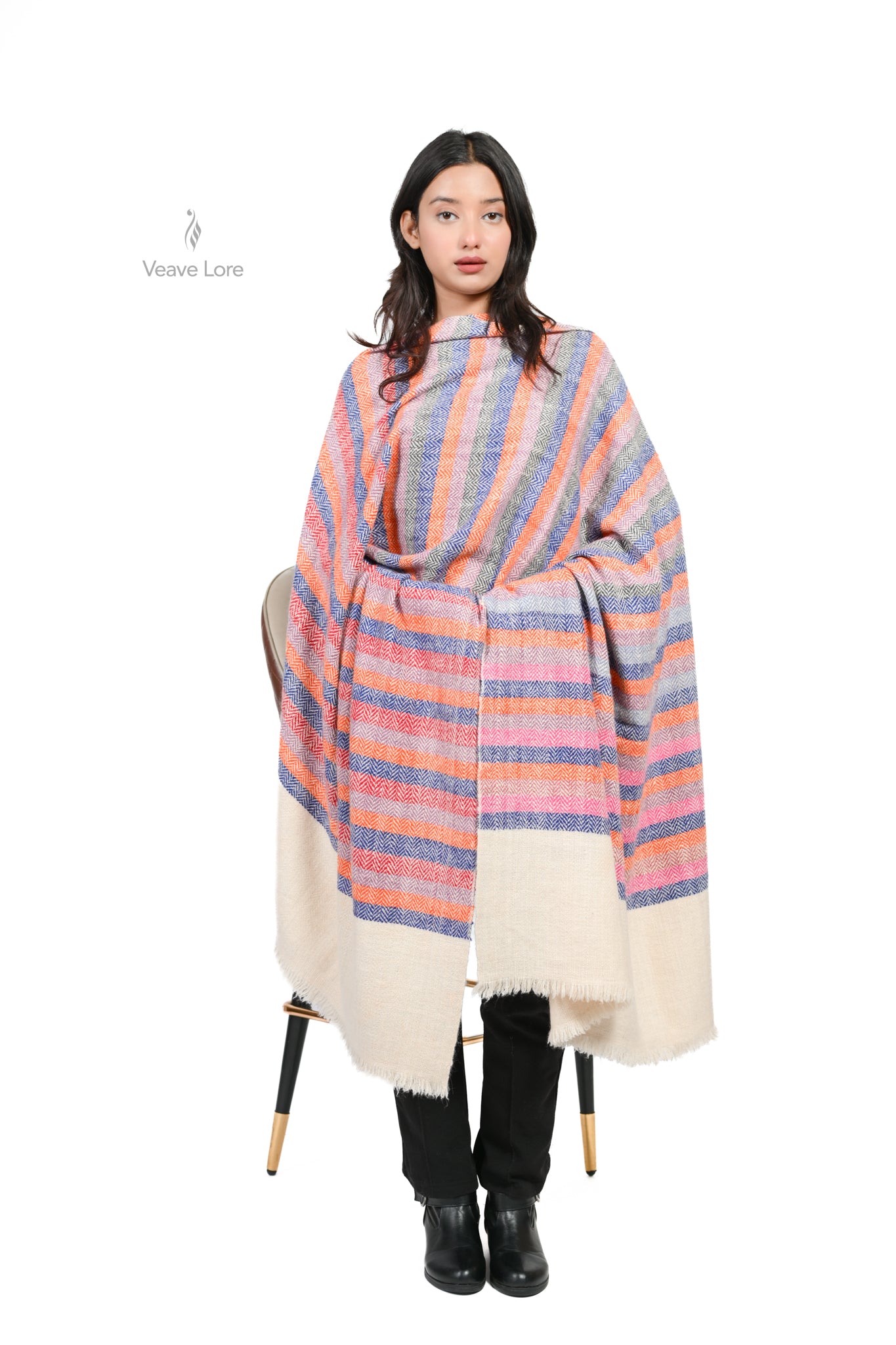 Rang-e-Bahar Pashmina Heavyweight Shawl