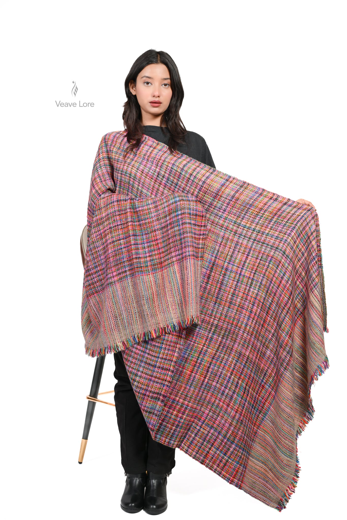Gulshan-e-Rang Pashmina Heavyweight Shawl