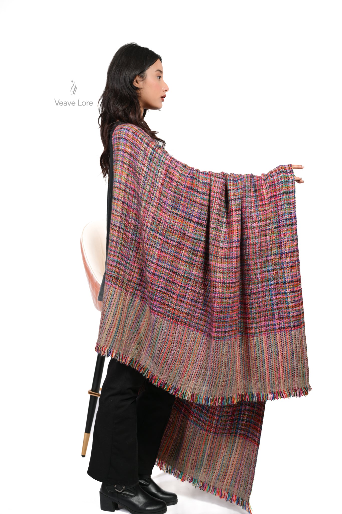 Gulshan-e-Rang Pashmina Heavyweight Shawl