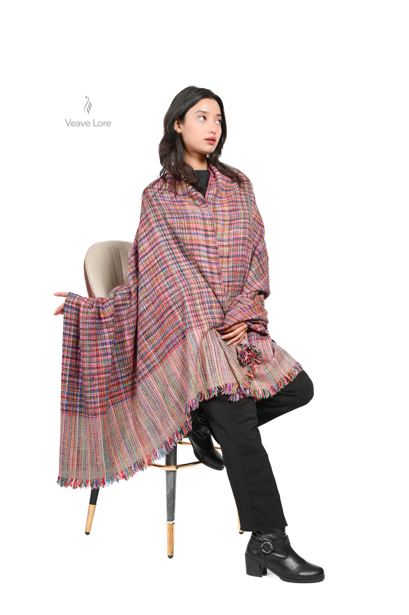 Gulshan-e-Rang Pashmina Heavyweight Shawl