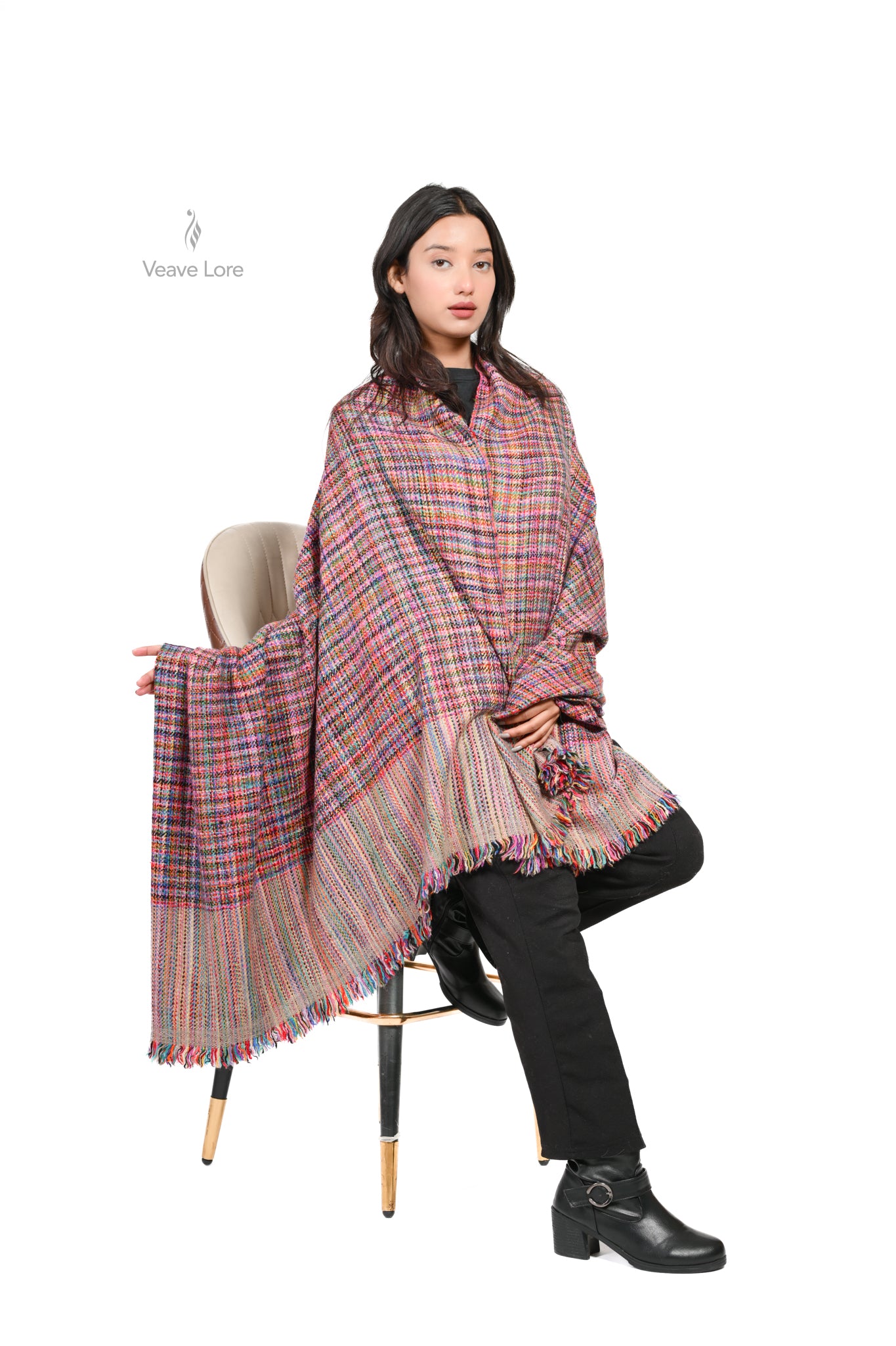 Gulshan-e-Rang Pashmina Heavyweight Shawl