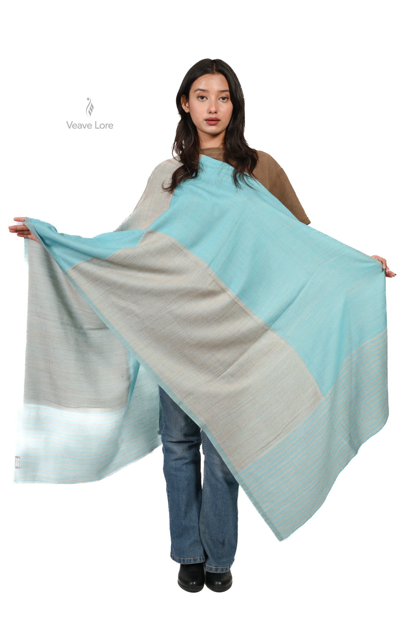 Glacier Fine Wool Stole