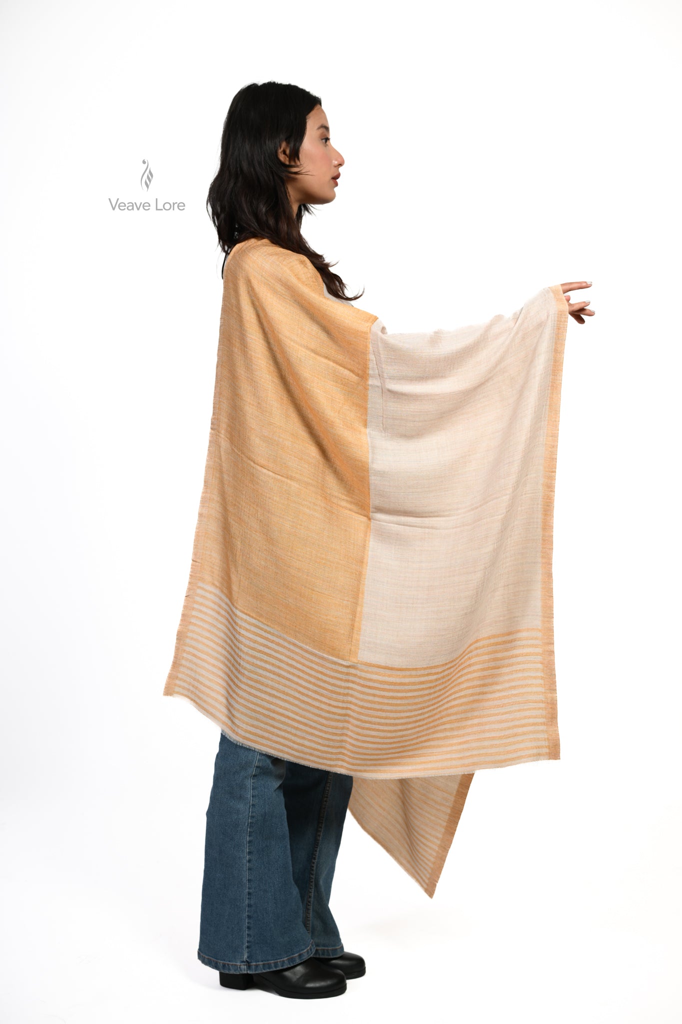 Glacier Fine Wool Stole