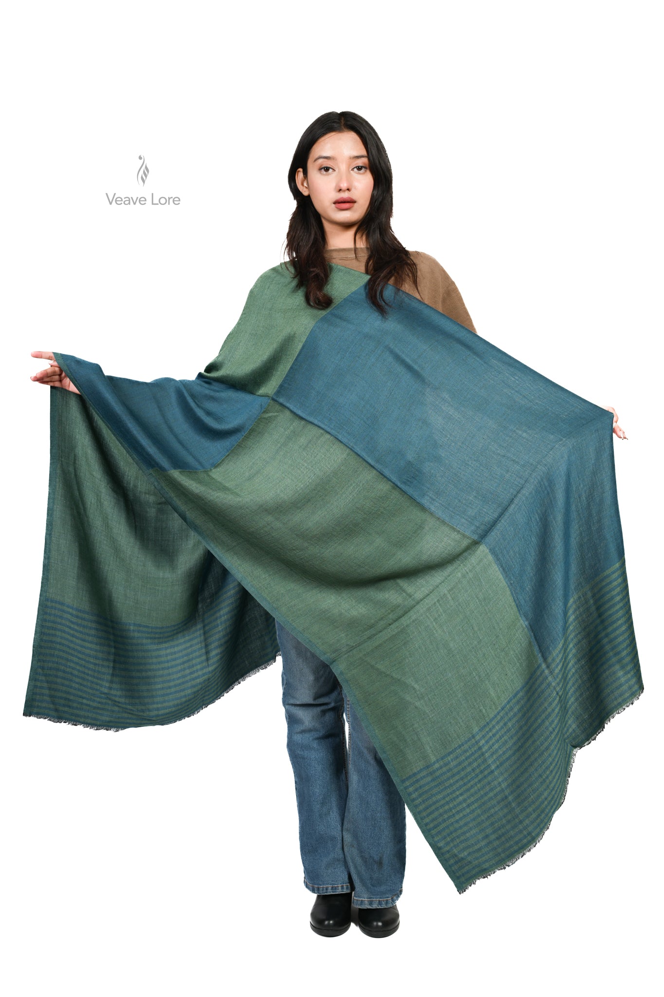 Glacier Fine Wool Stole