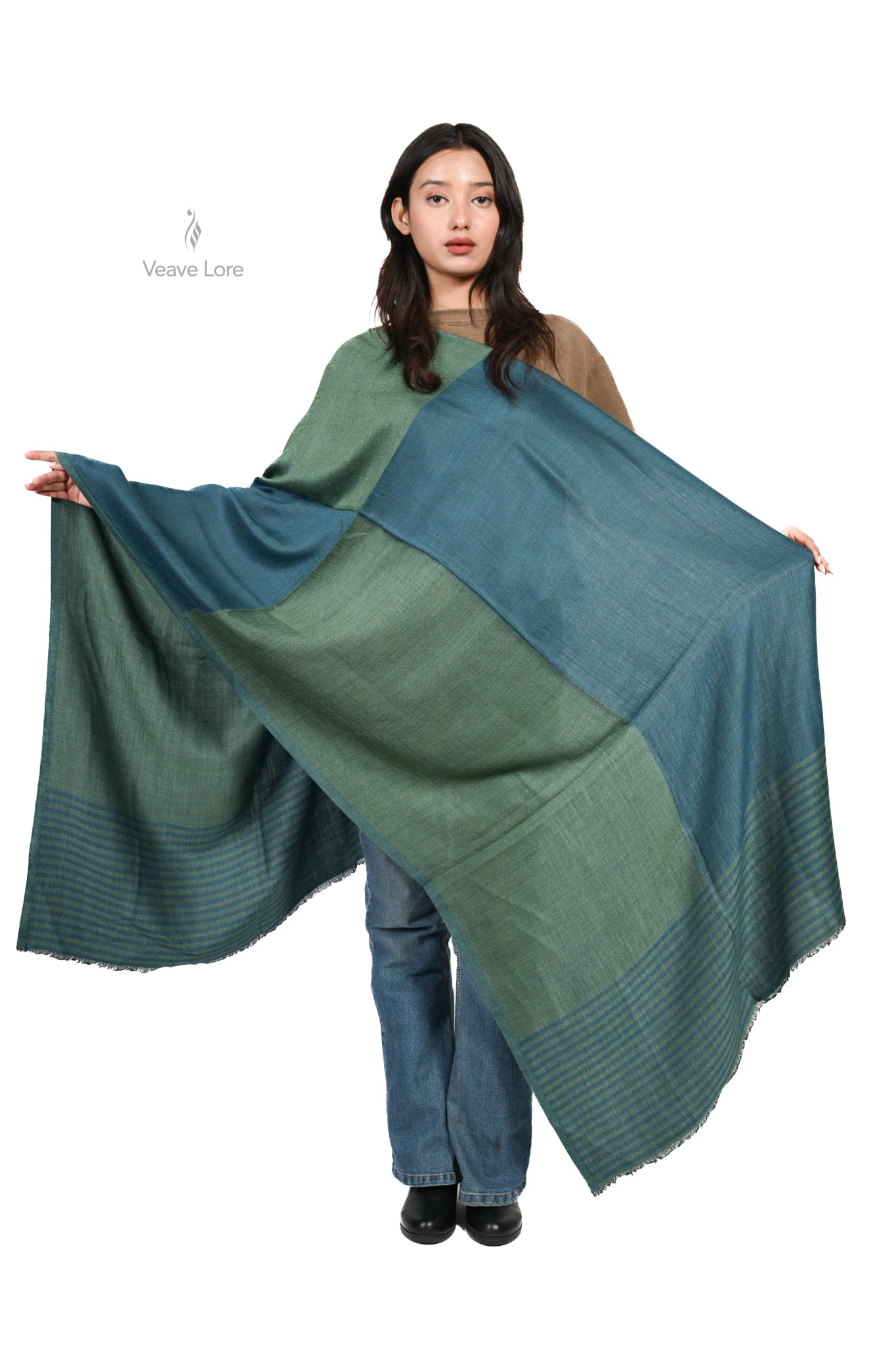 Glacier Fine Wool Stole
