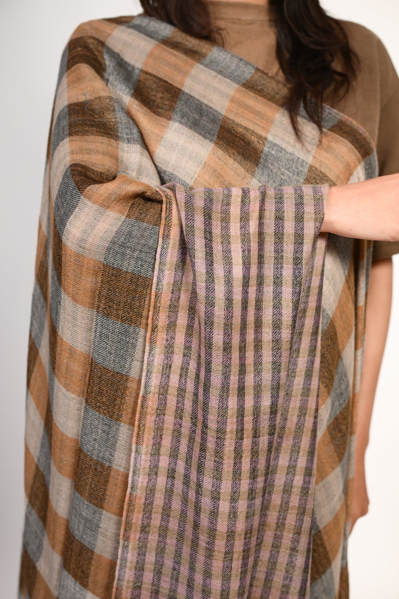 Highland Dusk Fine Wool Stole