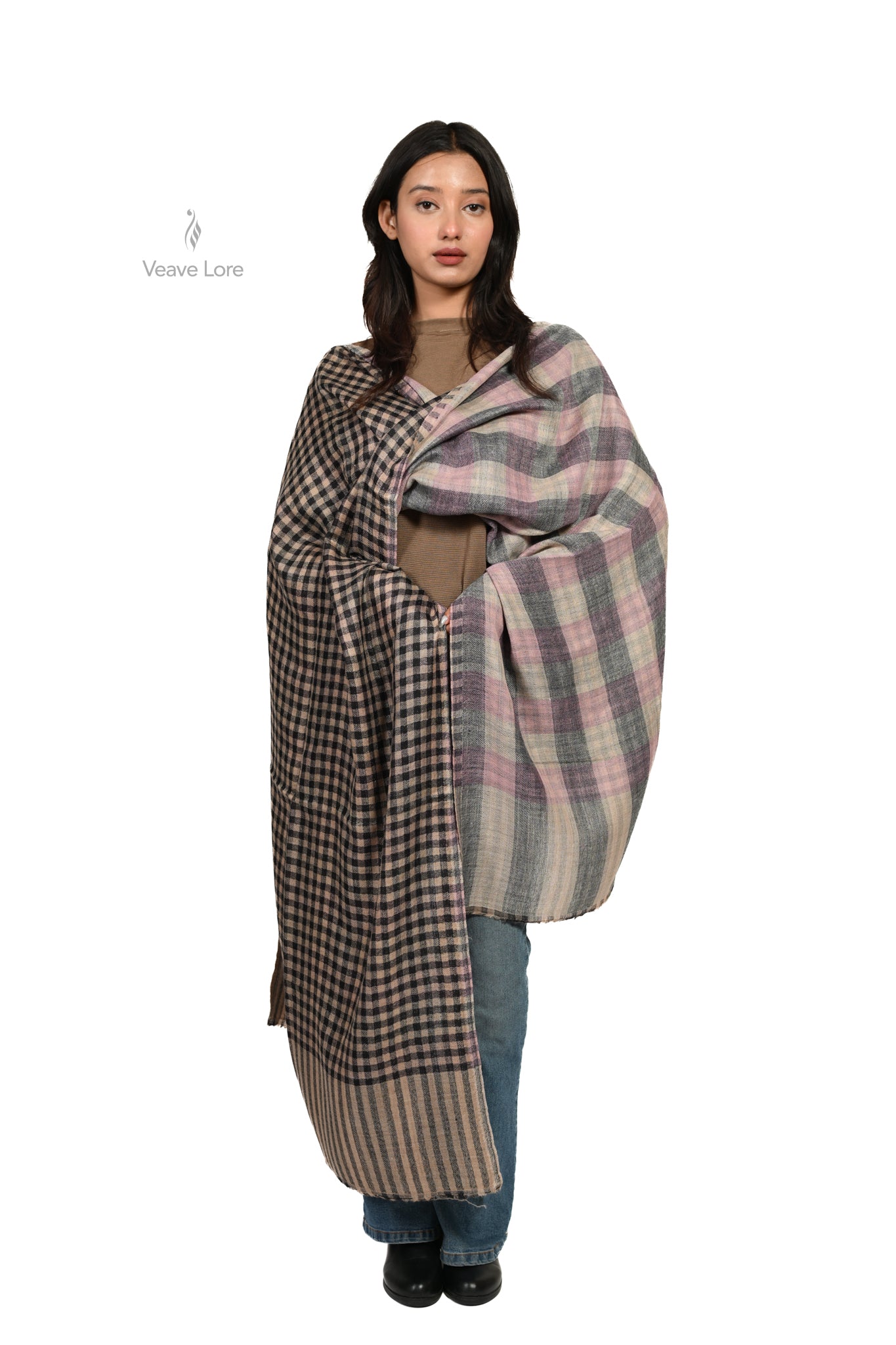 Highland Dusk Fine Wool Stole
