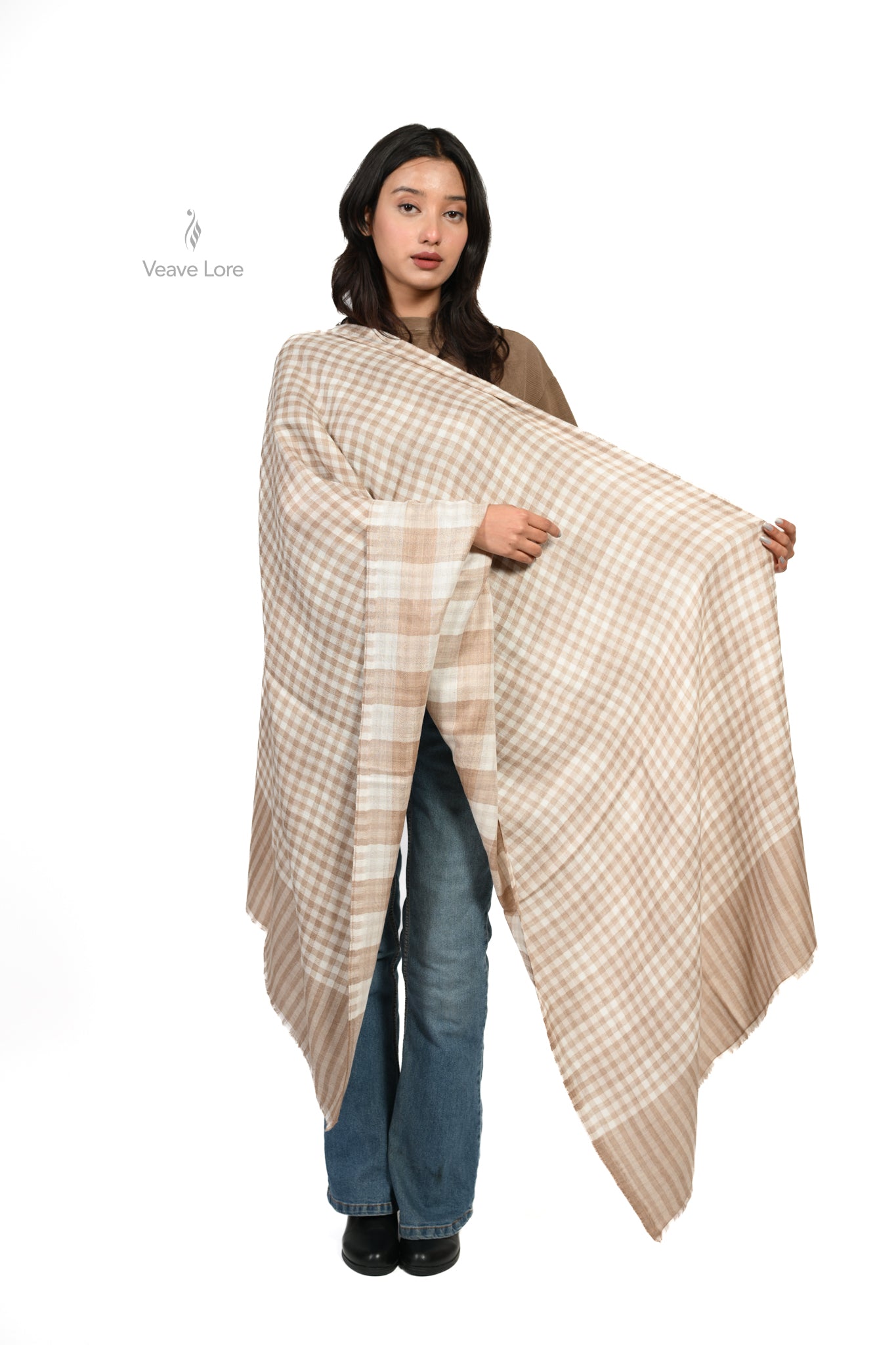 Highland Dusk Fine Wool Stole
