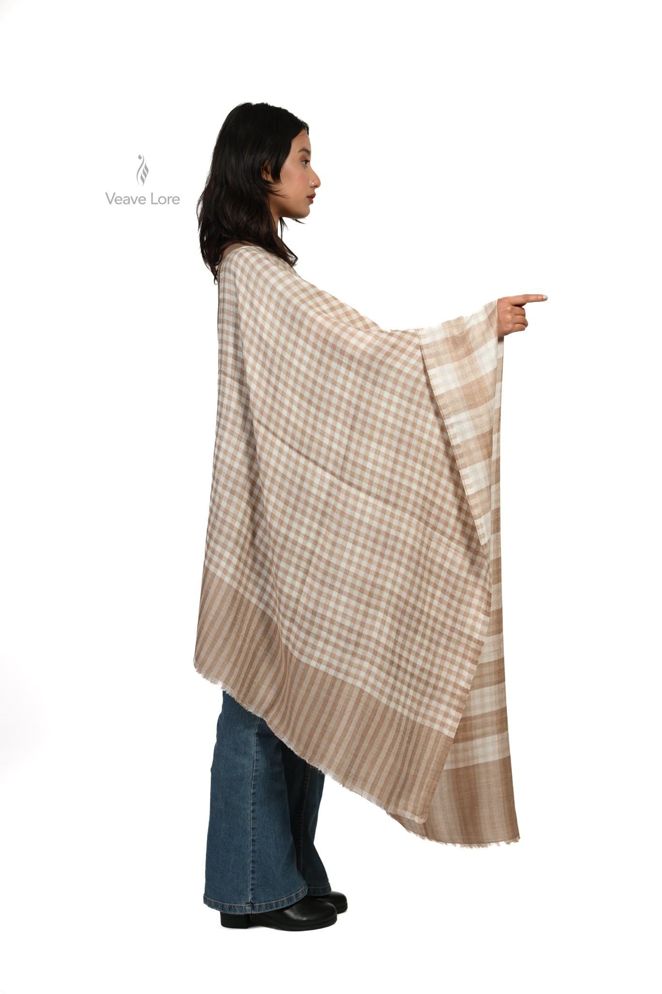Highland Dusk Fine Wool Stole