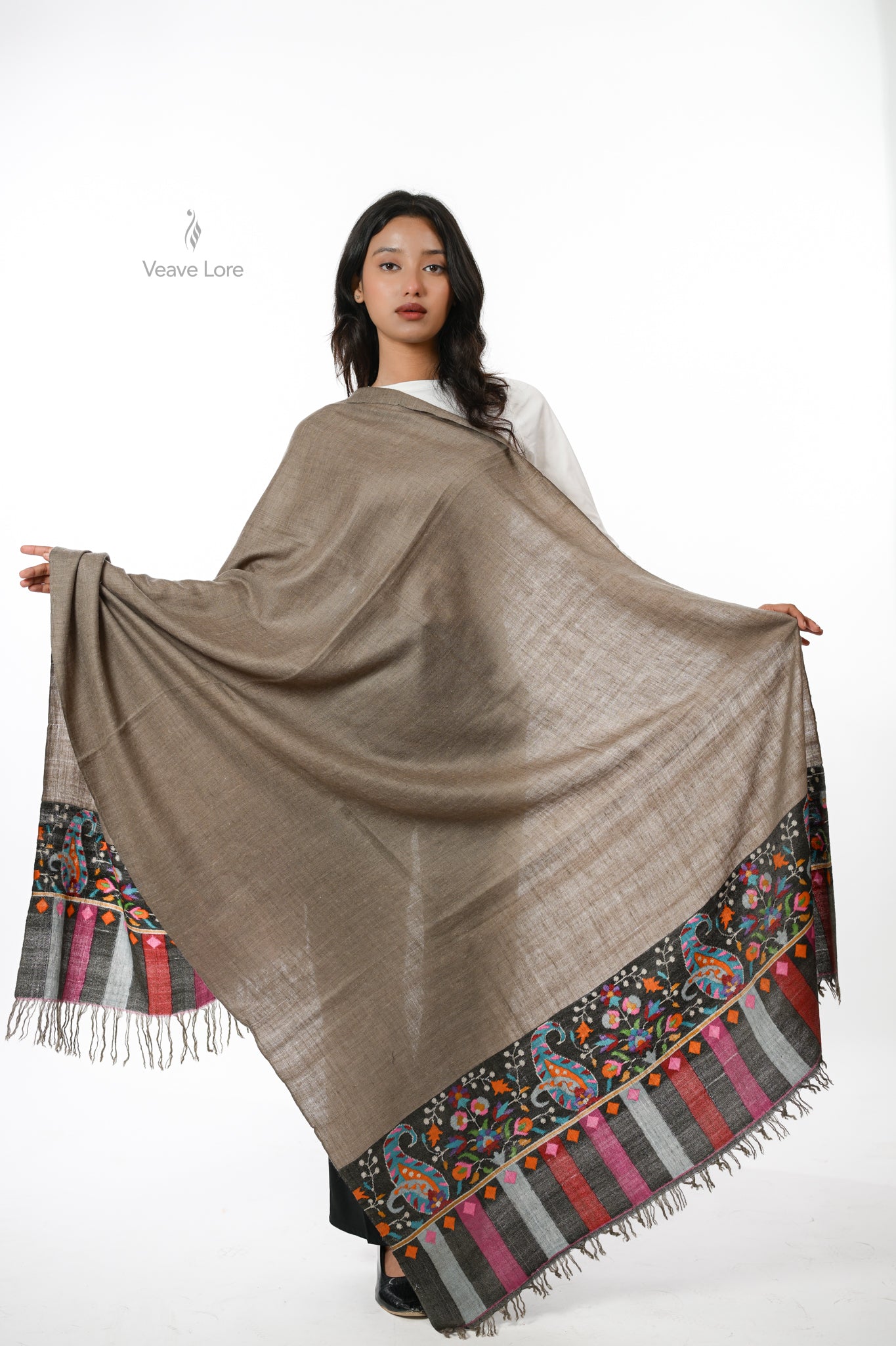 Naqsh-e-Buta The Woven Paisley Pashmina Shawl