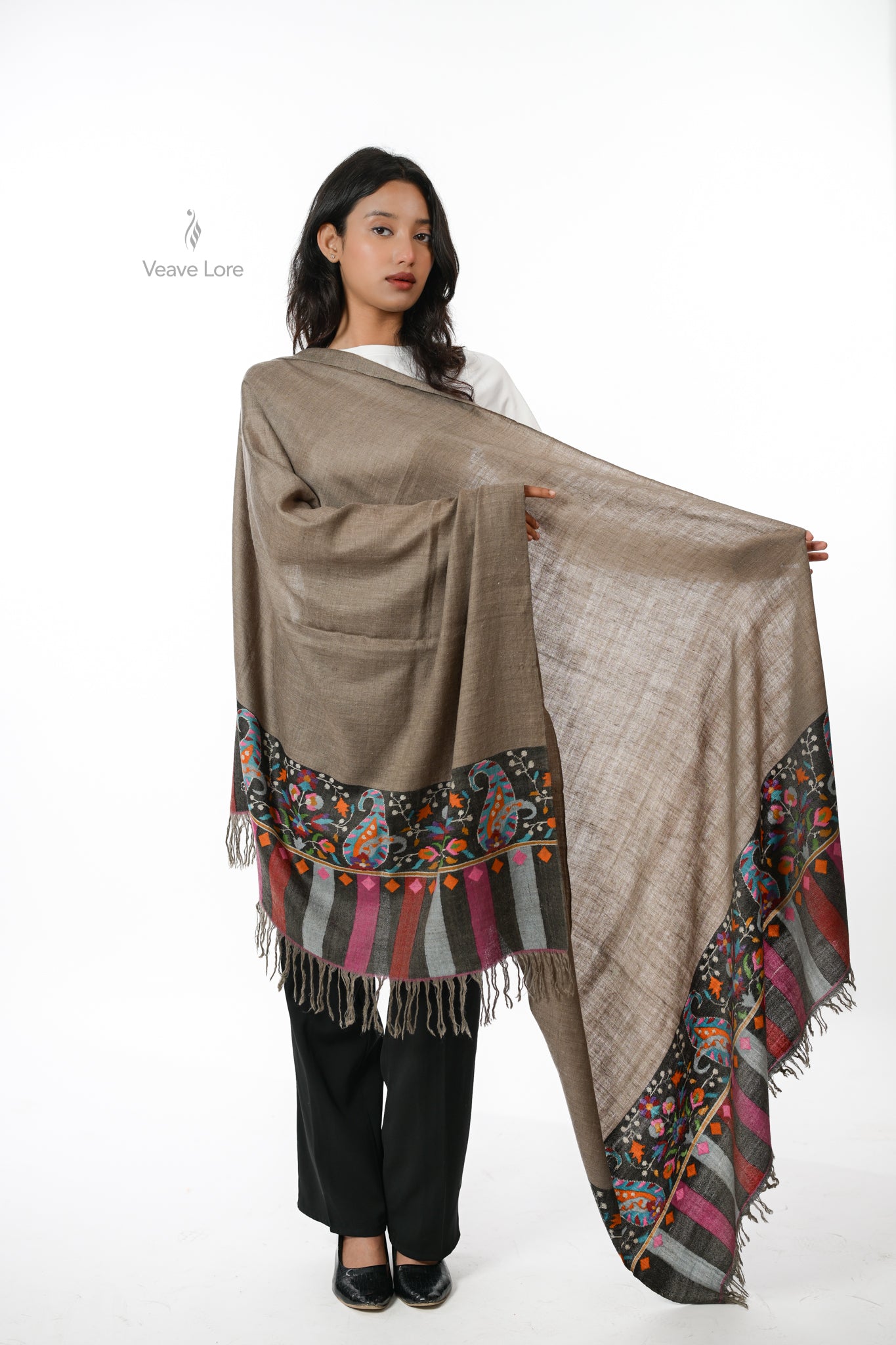 Naqsh-e-Buta The Woven Paisley Pashmina Shawl