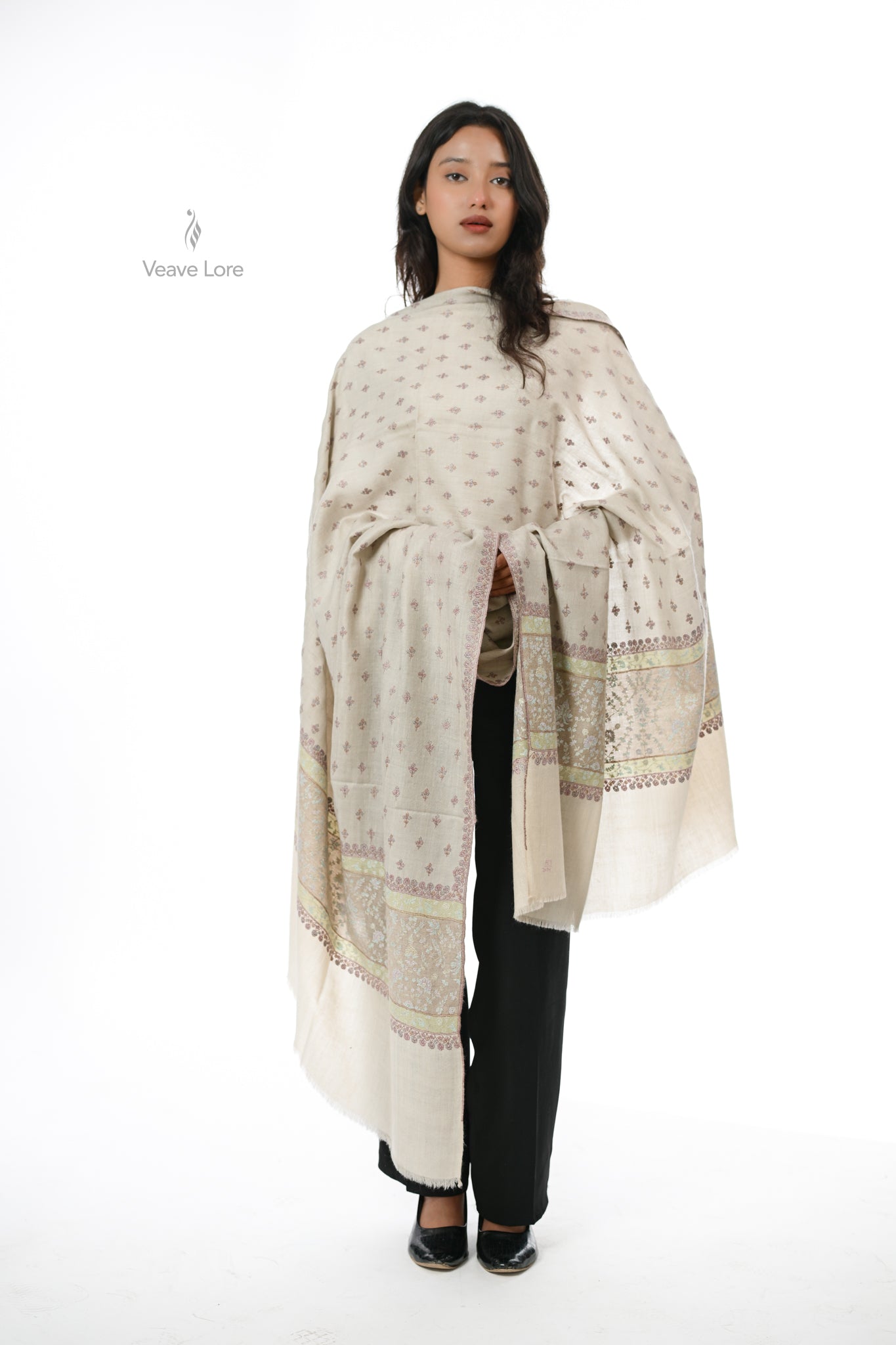 Banafsha & Dune Pashmina Shawl
