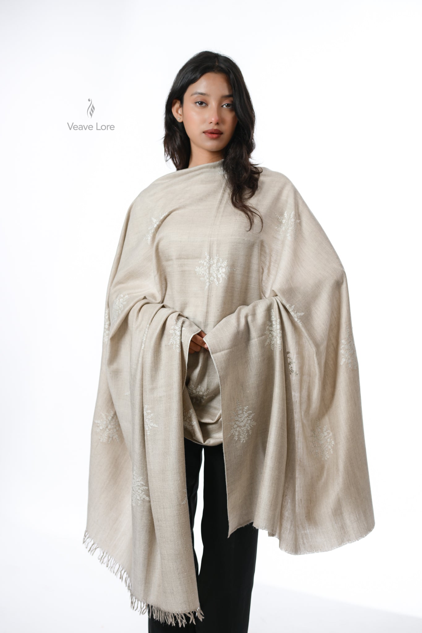 Shabnam & Fawn Pashmina Shawl