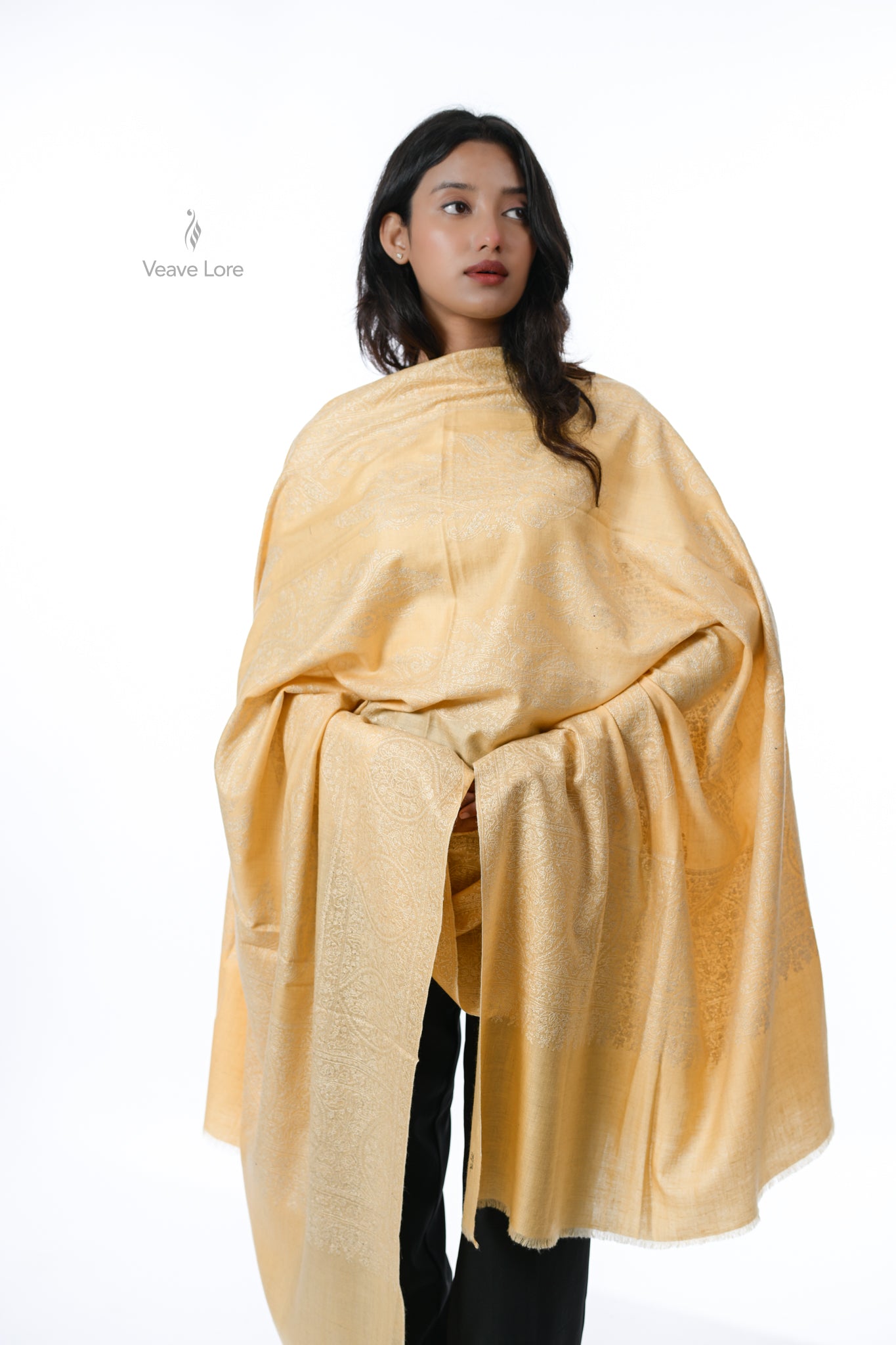 Kahruba-o-Shabnam Pashmina Shawl